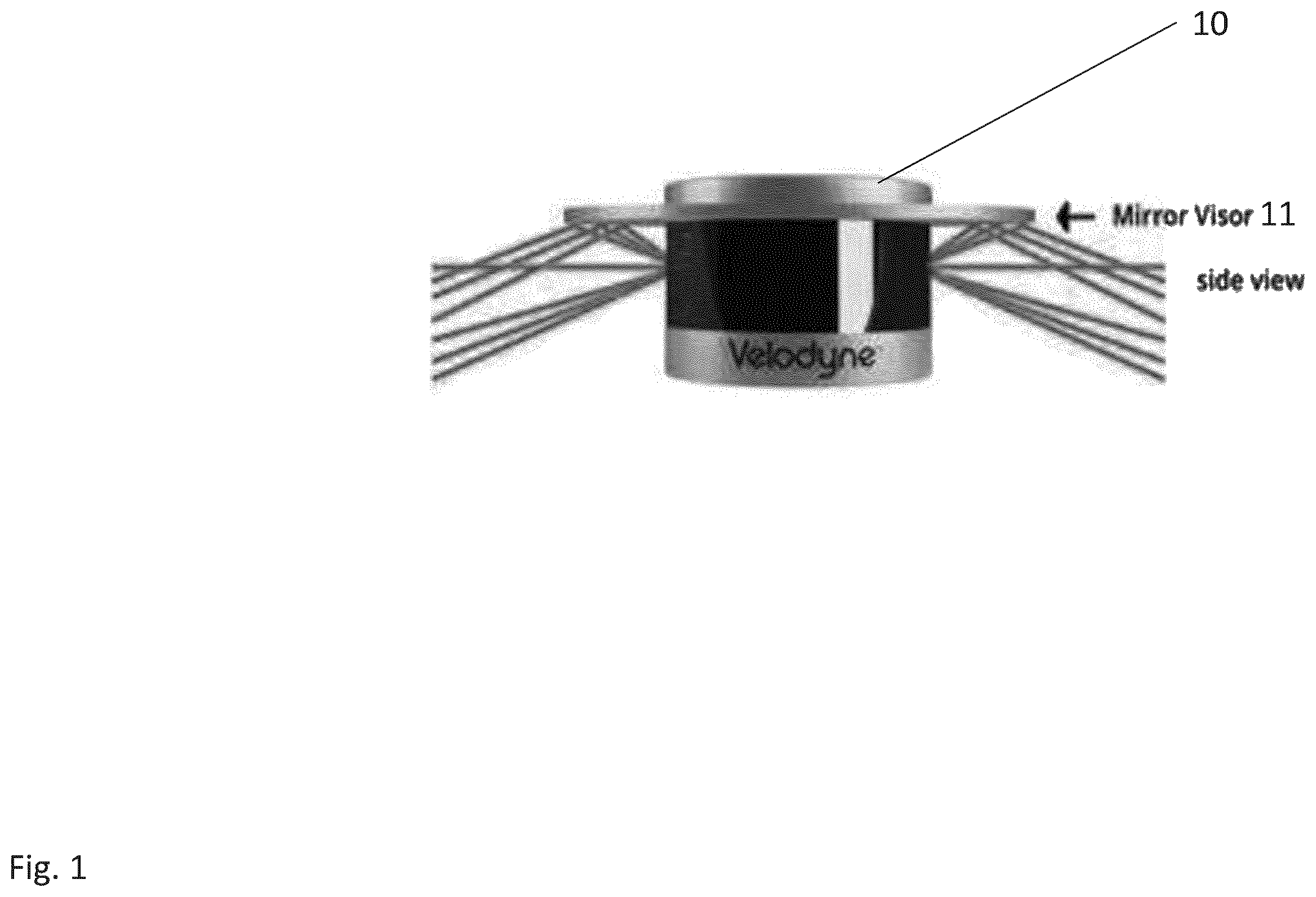 Patent US12541095 — Reflector for reflecting electromagnetic waves from a rotating electromagnetic wave source — Figure 1