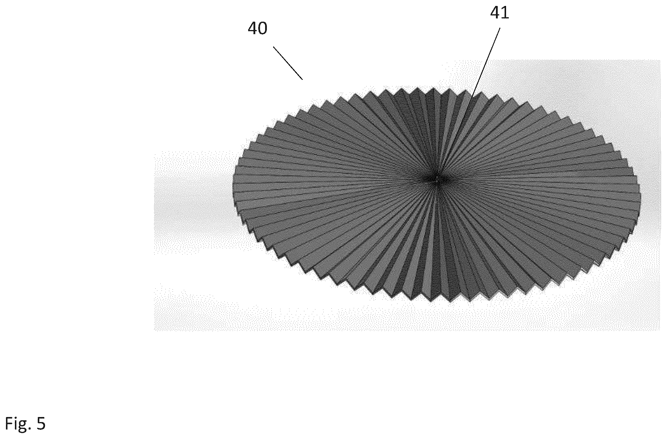 Patent US12541095 Figure 7 – Reflector for reflecting electromagnetic waves from a rotating electromagnetic wave source