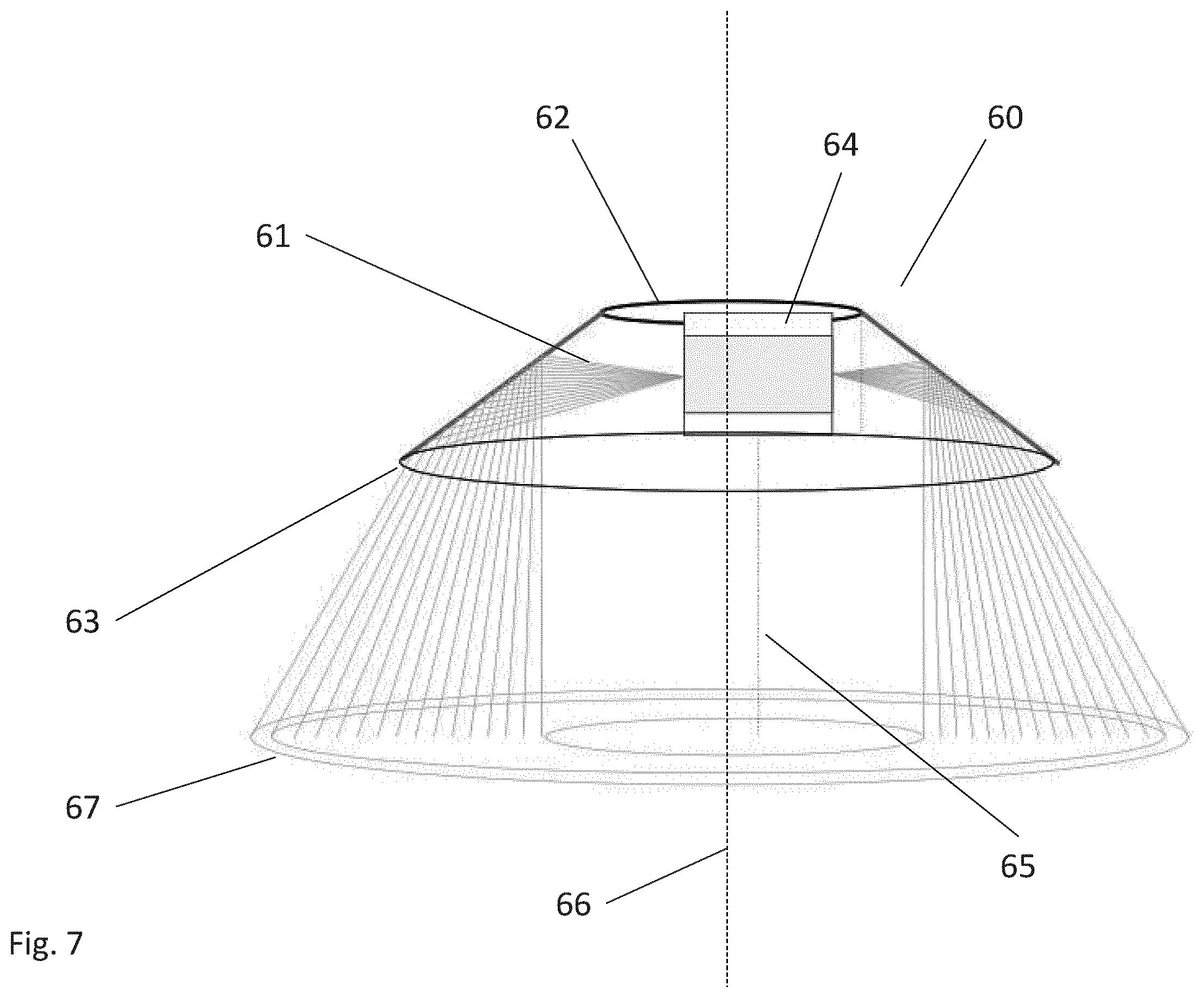 Patent US12541095 Figure 9 – Reflector for reflecting electromagnetic waves from a rotating electromagnetic wave source