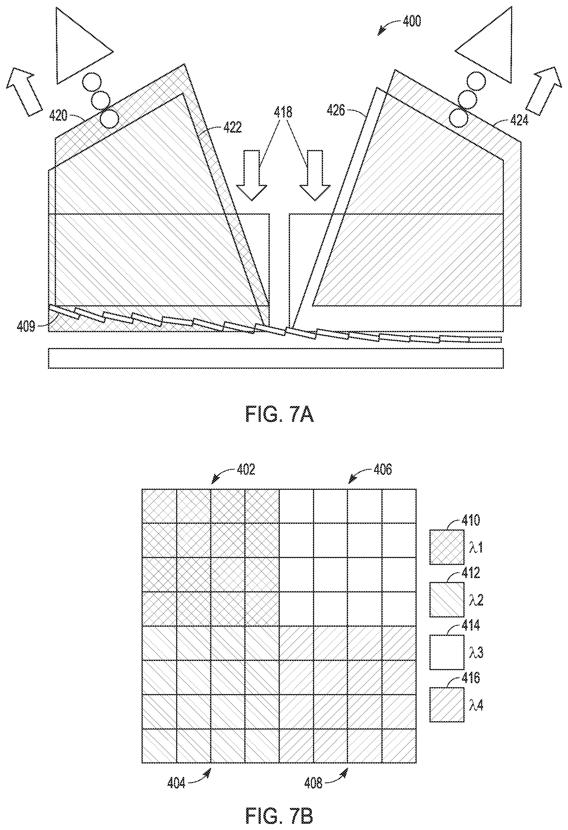 Patent US12541098 Figure 6 – Amplified laser device using a MEMS MMA having tip, tilt and piston capability to both correct a beam profile and steer the amplified beam
