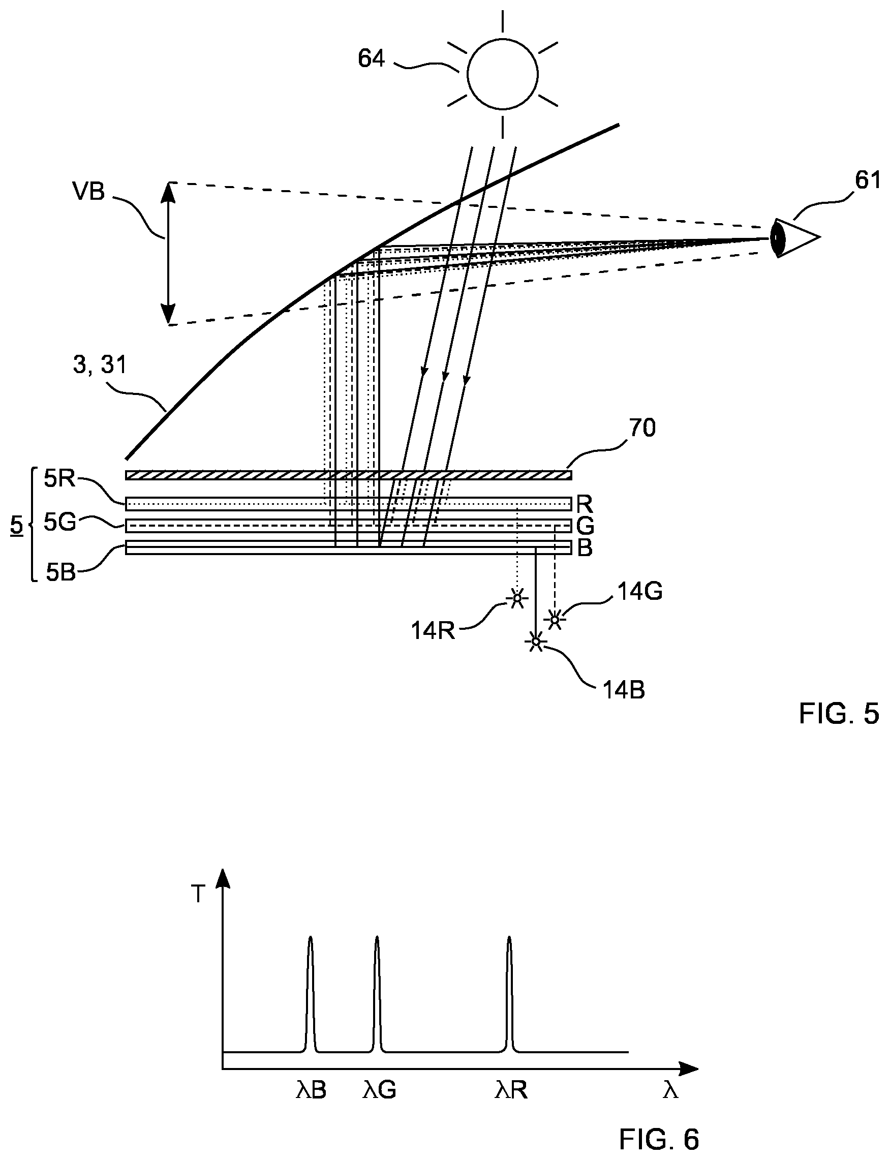 Patent US12541102 Figure 4 – Optical waveguide for a display device