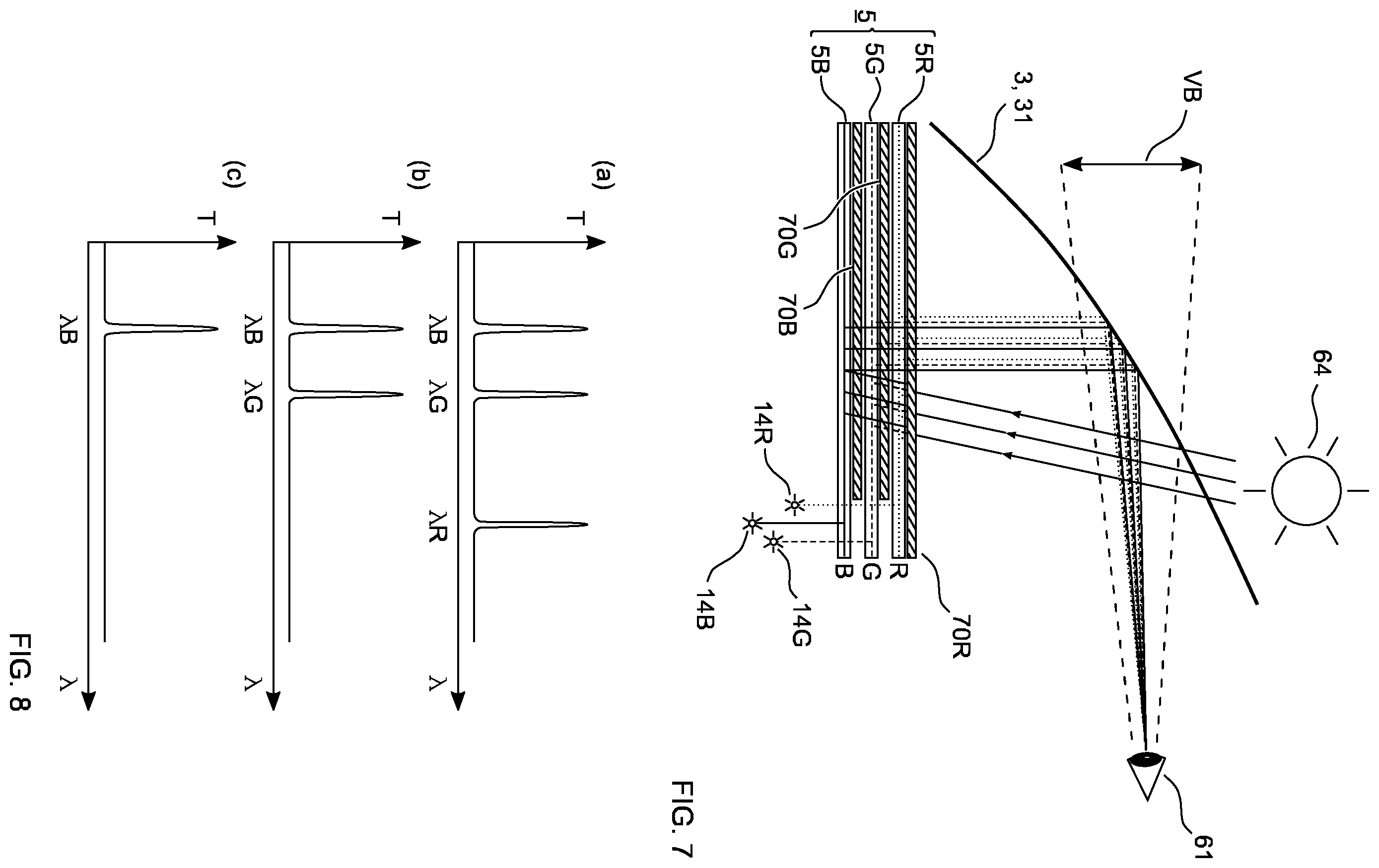 Patent US12541102 Figure 5 – Optical waveguide for a display device