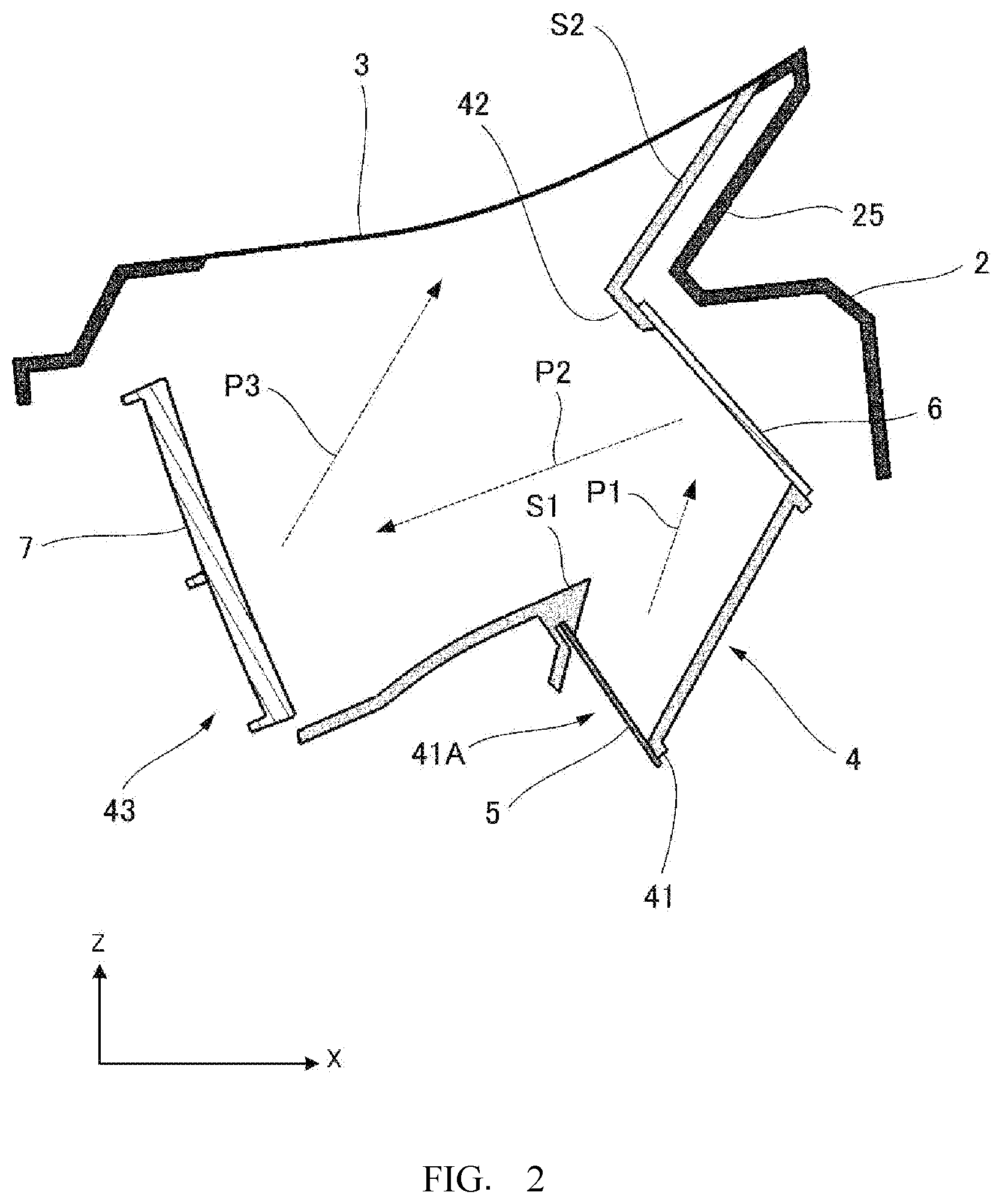 Patent US12541103 Figure 2 – Head-up display