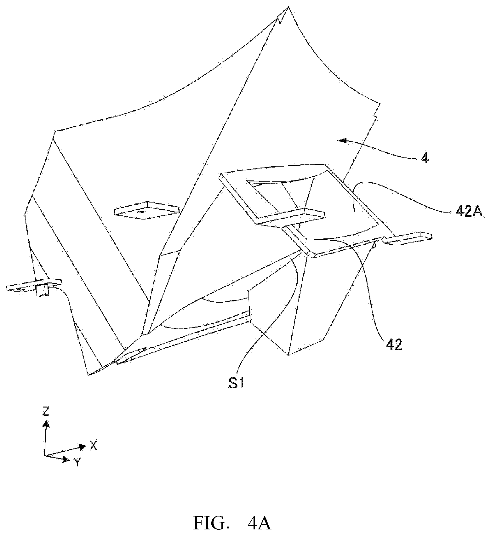 Patent US12541103 Figure 5 – Head-up display