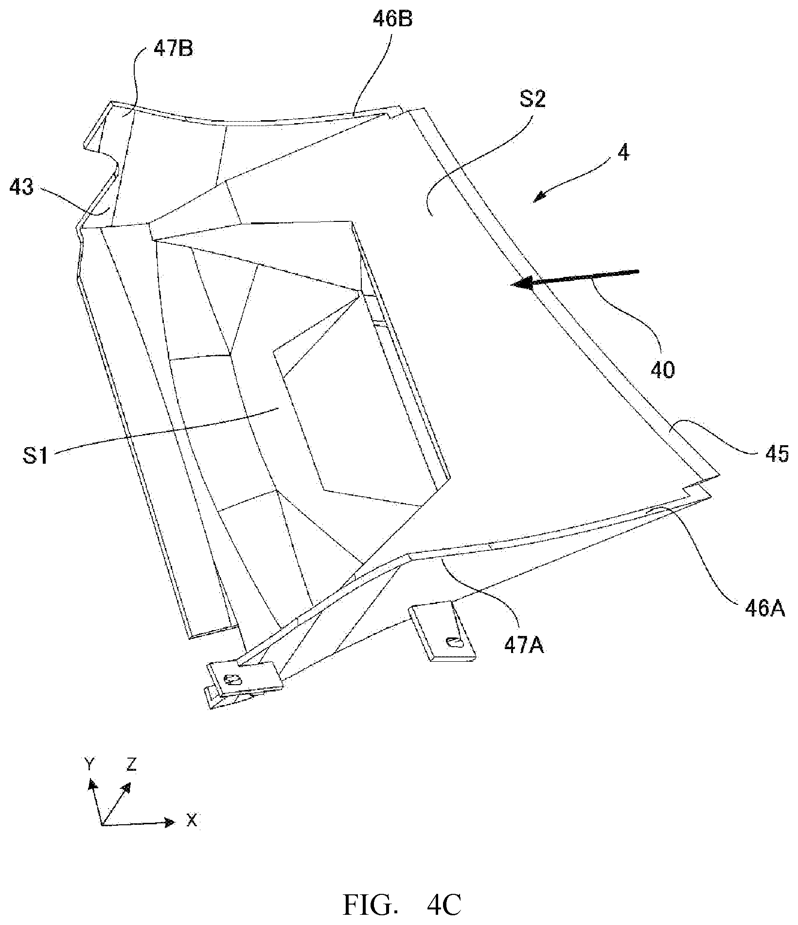 Patent US12541103 Figure 7 – Head-up display