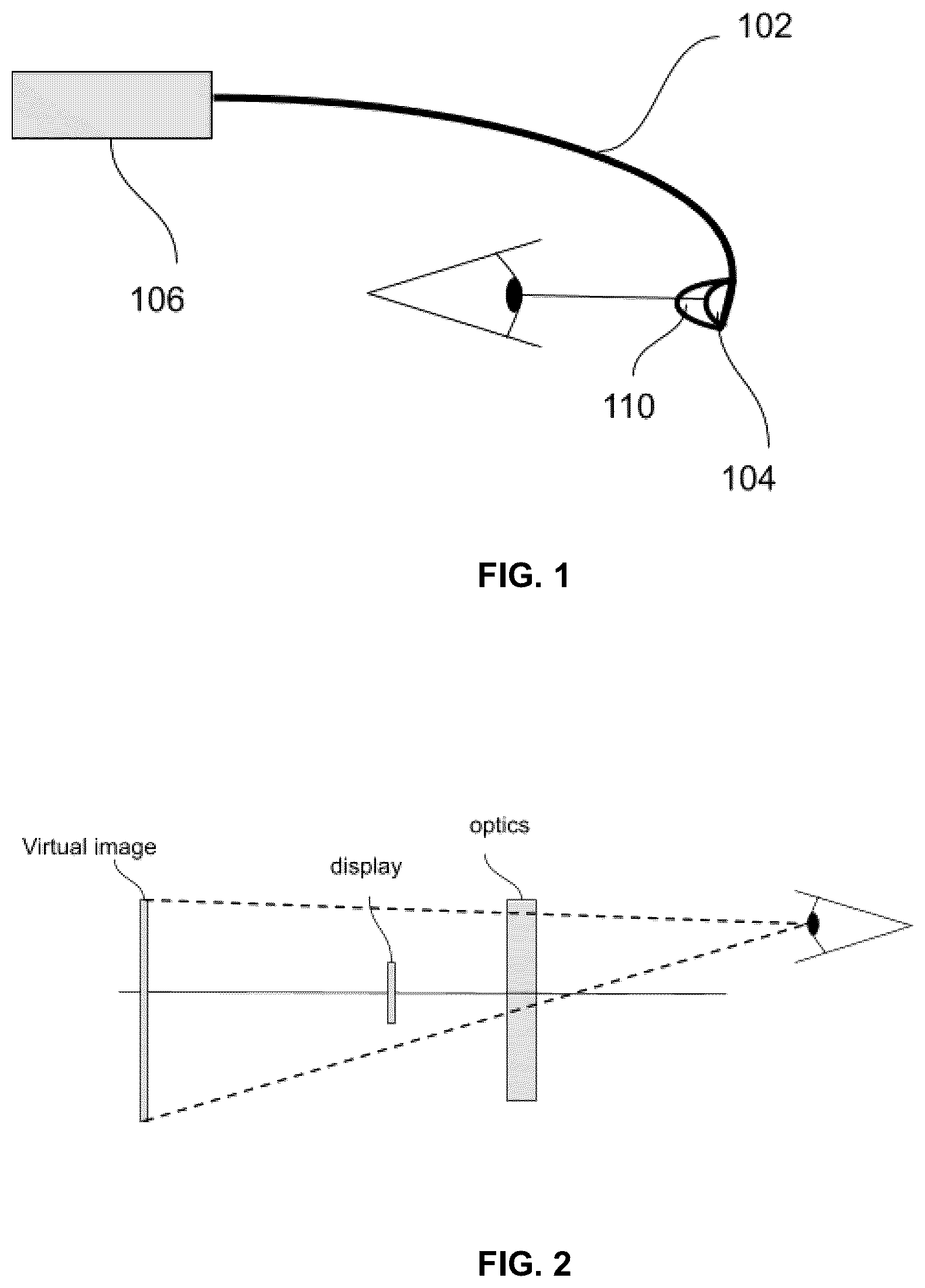 Patent US12541108 Figure 1 – Nonintrusive head-mounted device