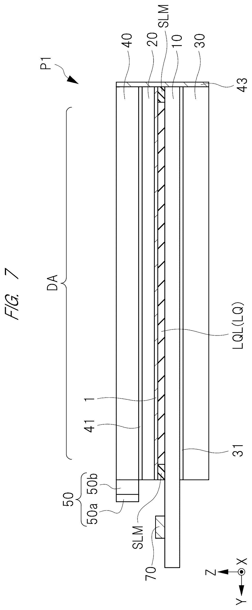 Patent US12541127 Figure 7 – Display apparatus