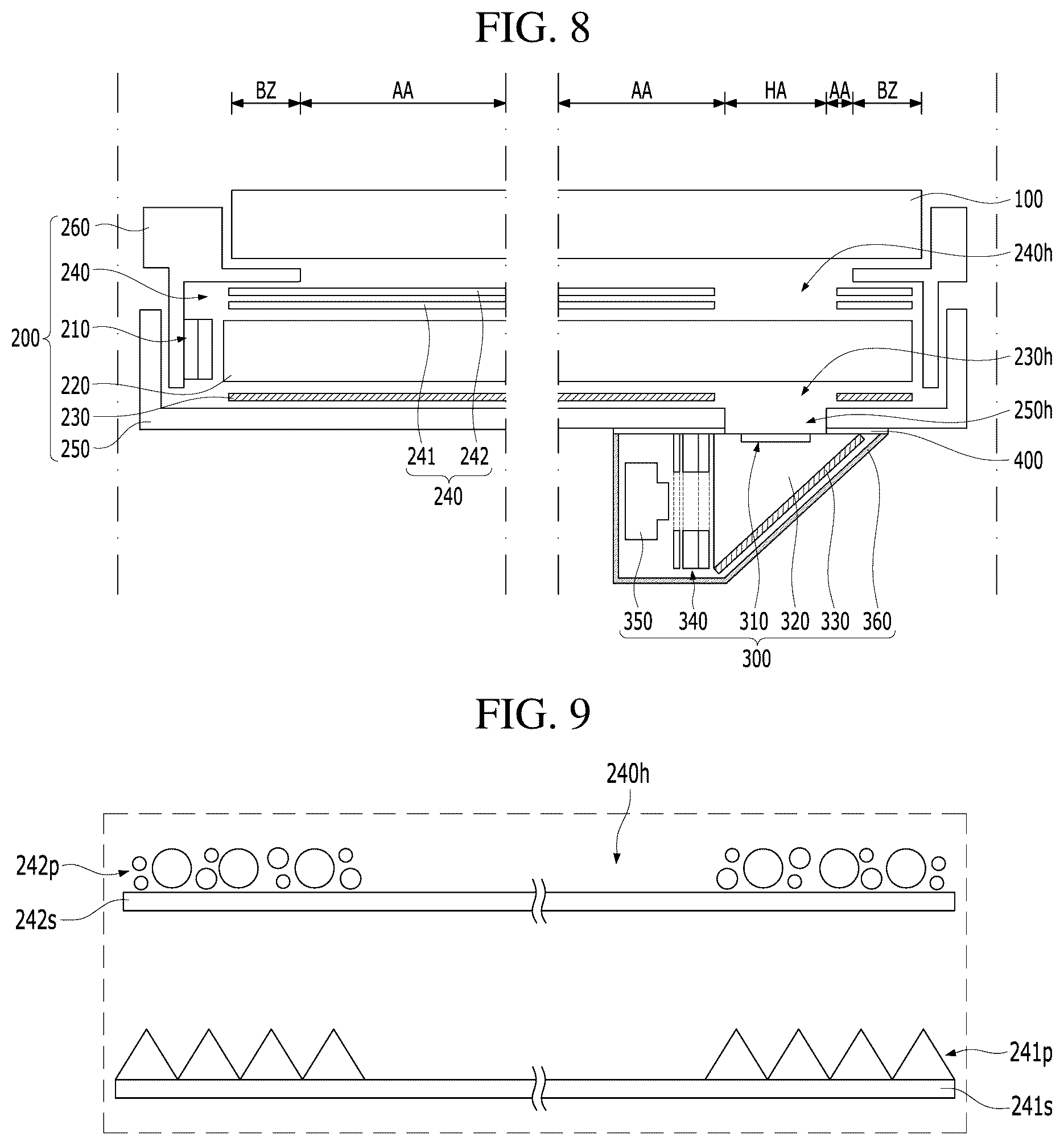Patent US12541131 Figure 5 – Display apparatus having a liquid crystal panel and an optical module
