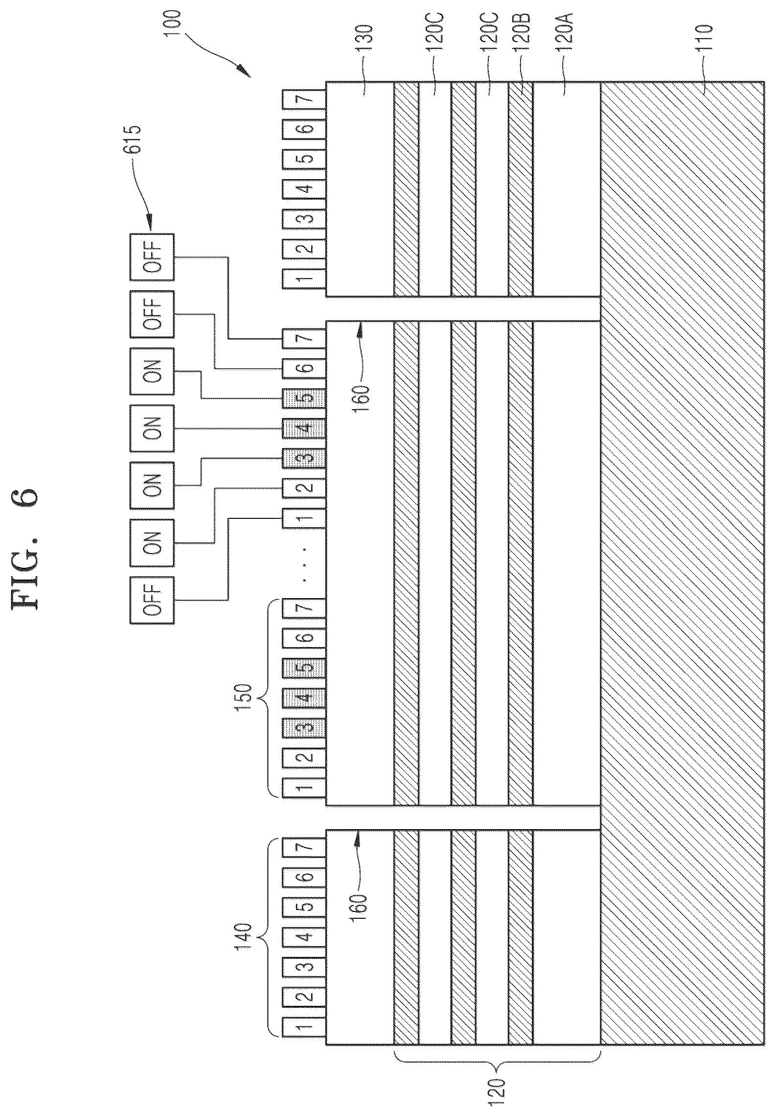 Patent US12541133 Figure 6 – Spatial light modulators, methods of driving and manufacturing the same, and apparatuses including the spatial light modulators