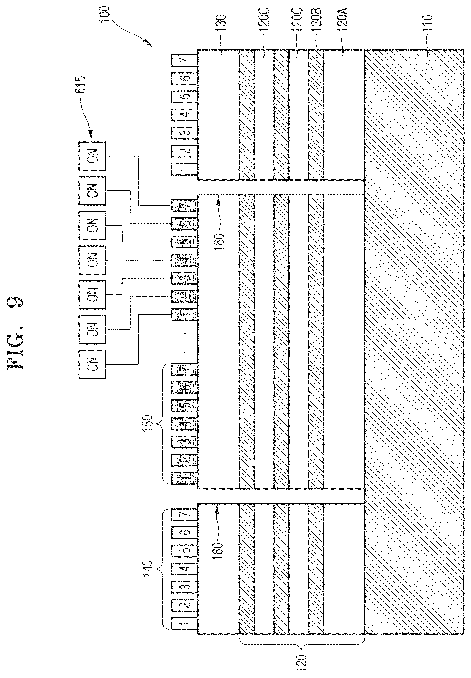 Patent US12541133 Figure 9 – Spatial light modulators, methods of driving and manufacturing the same, and apparatuses including the spatial light modulators