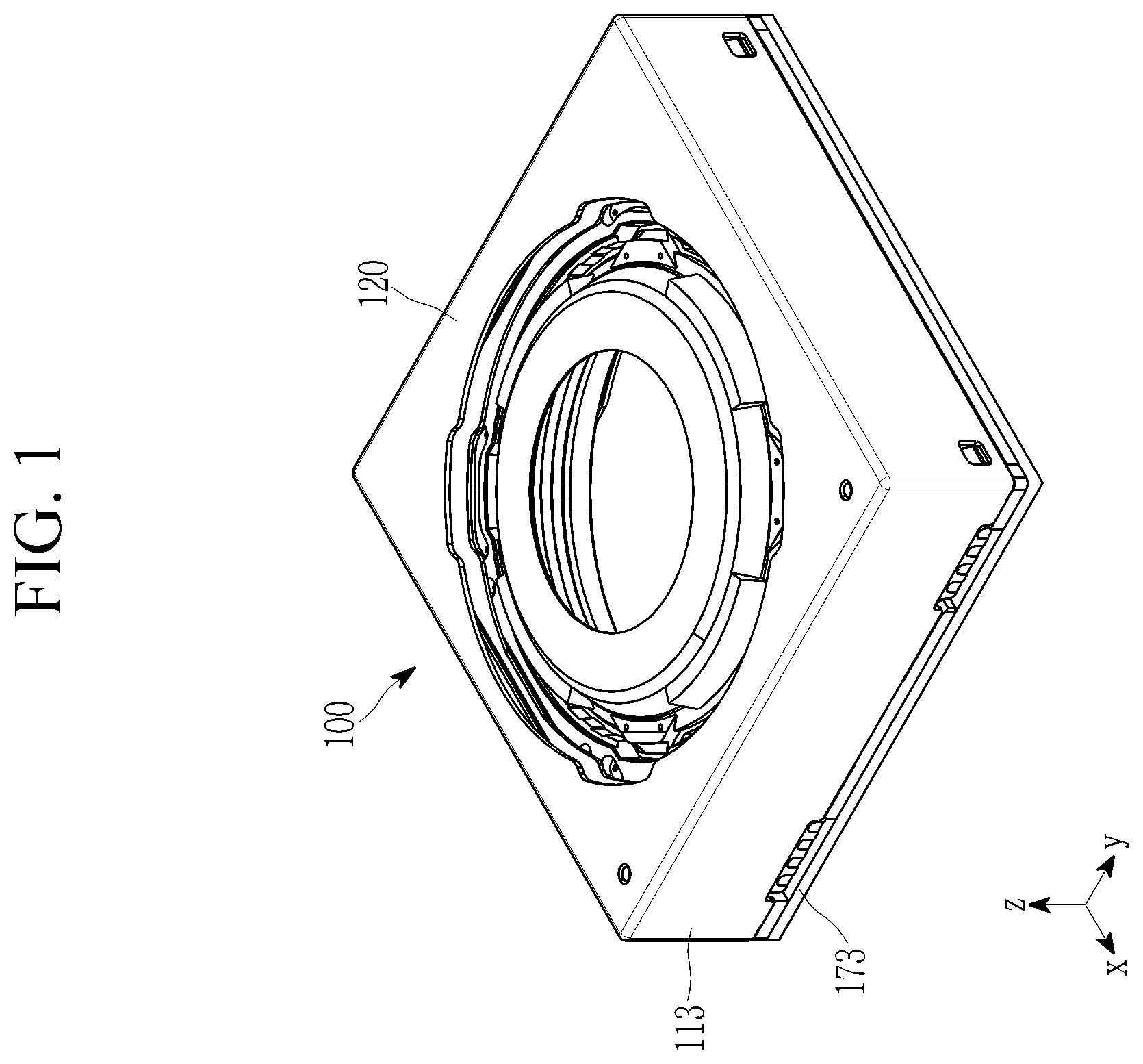Patent US12541140 Figure 1 – Camera module