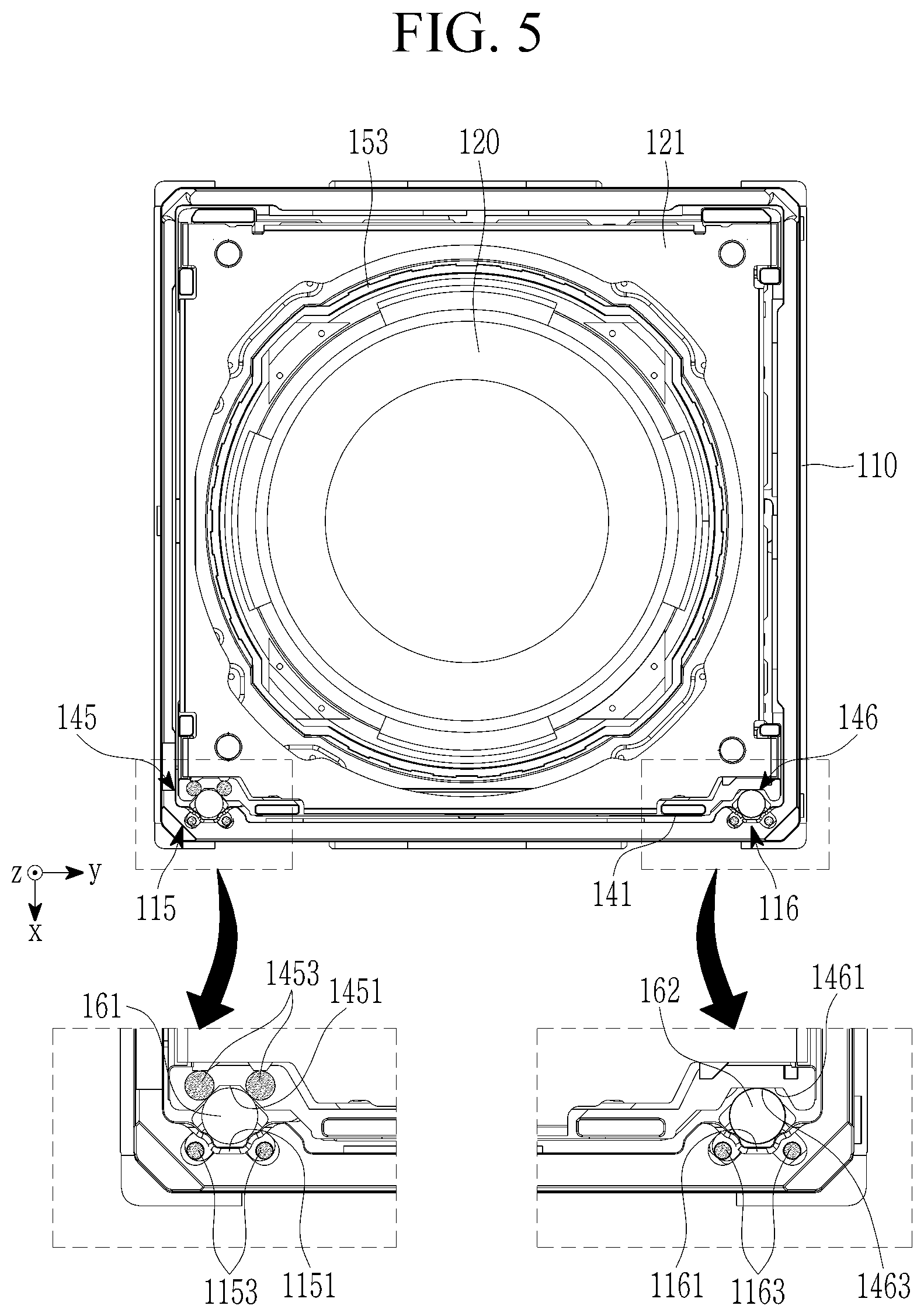 Patent US12541140 Figure 5 – Camera module
