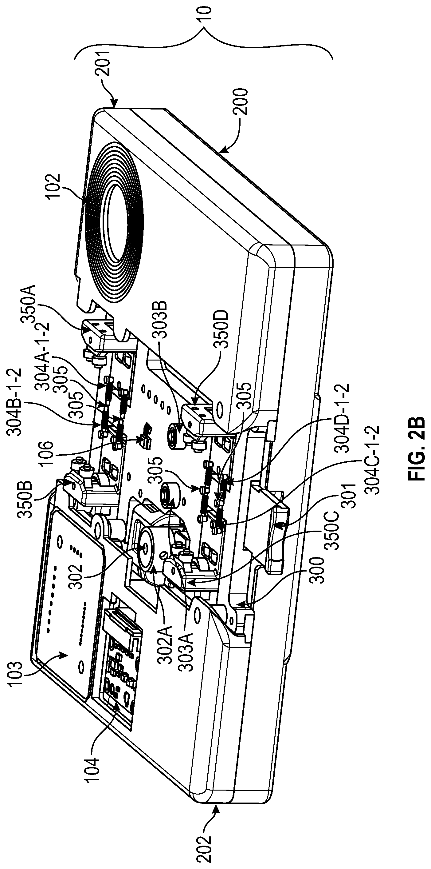 Patent US12541141 Figure 3 – Carriage system