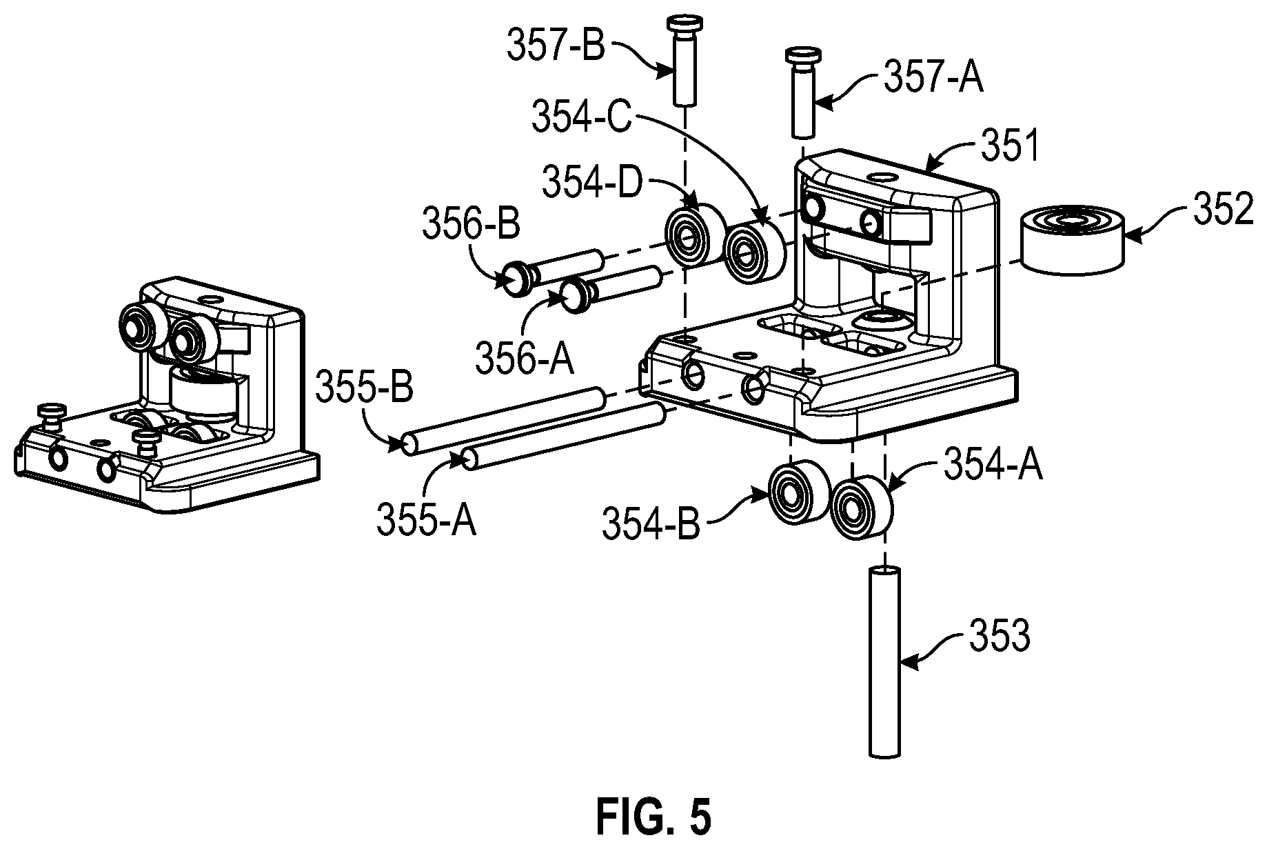 Patent US12541141 Figure 7 – Carriage system
