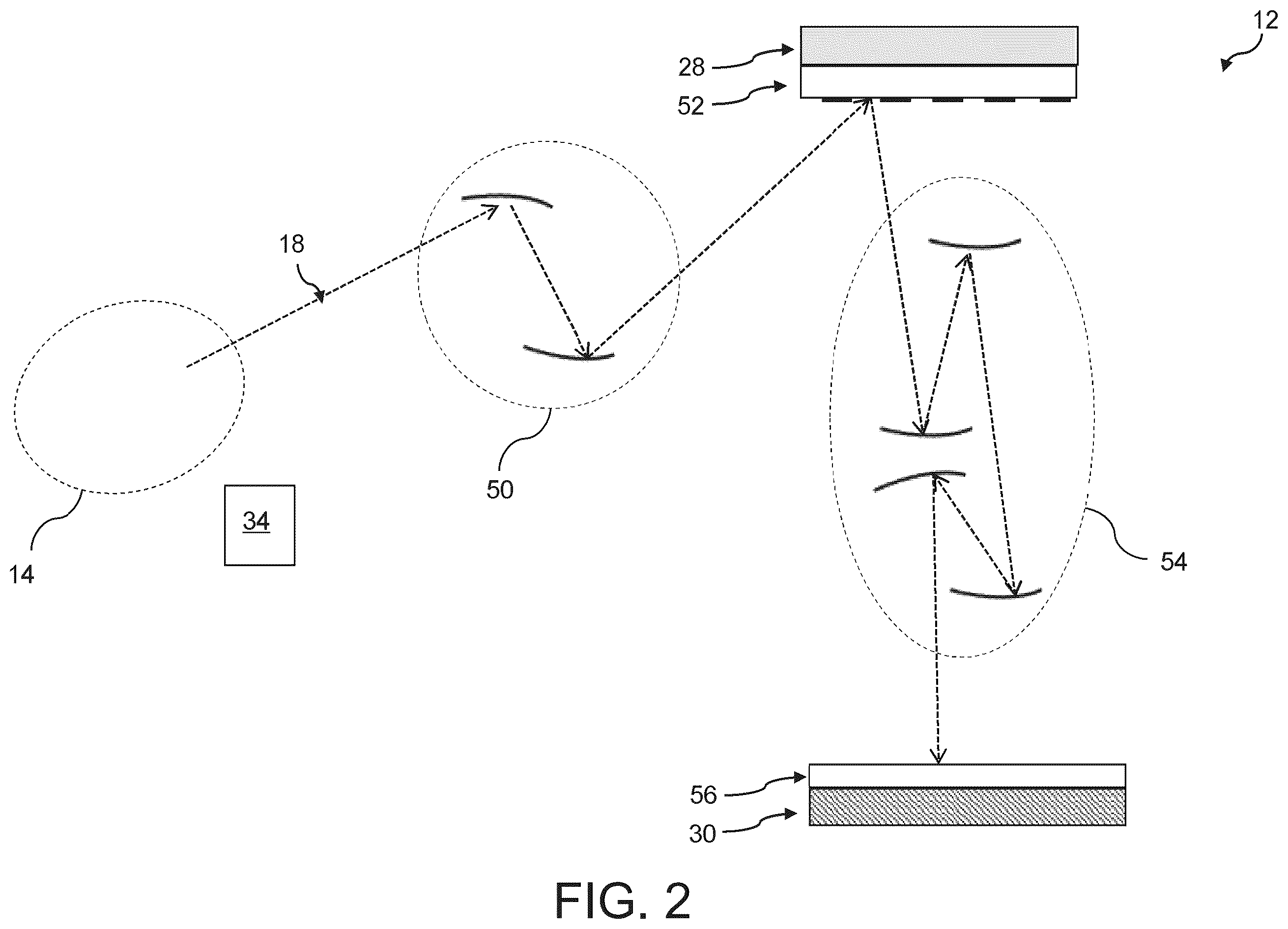 Patent US12541152 Figure 2 – EUV lithography system with 3D sensing and tunning modules