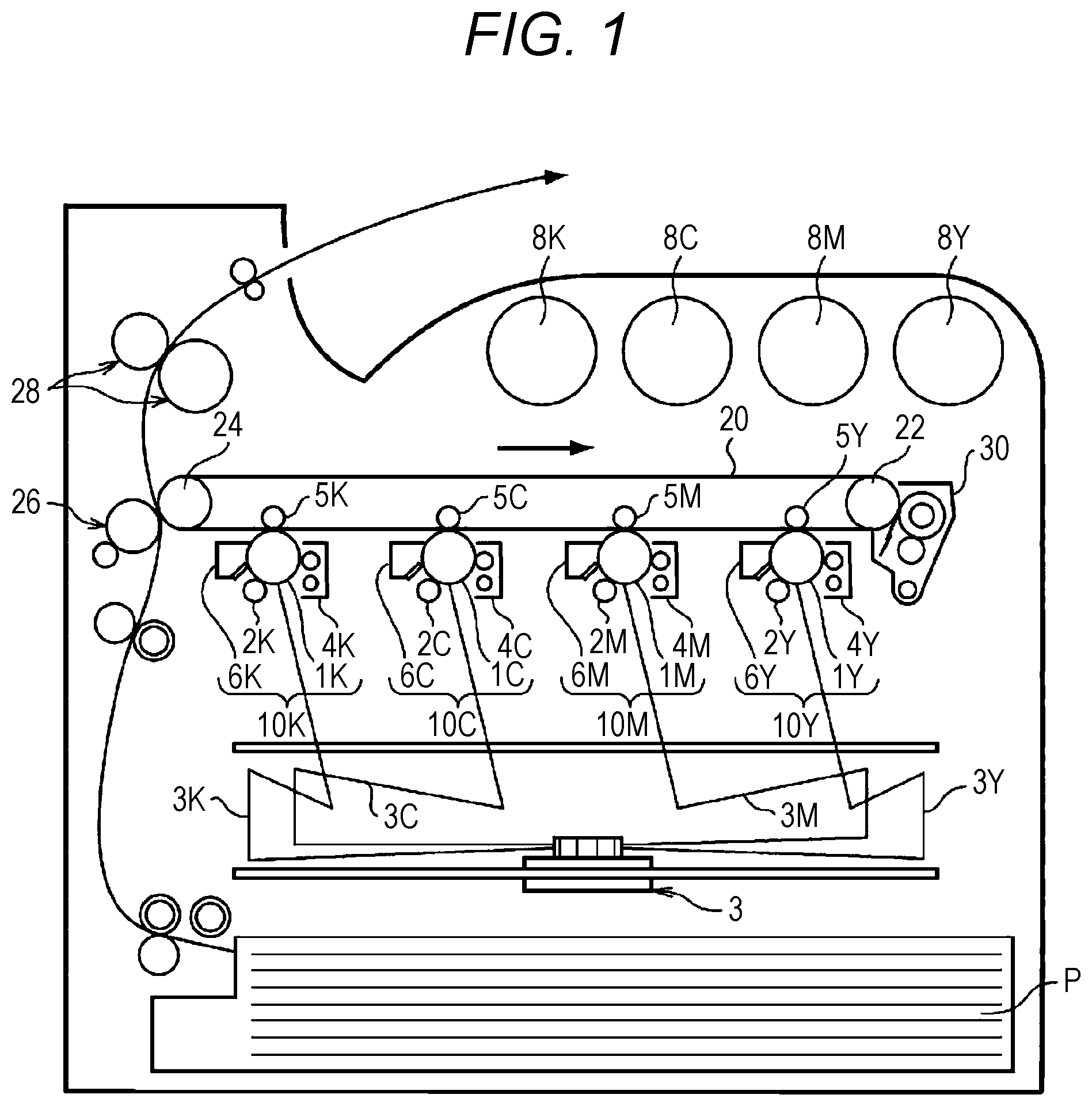 Patent US12541158 Figure 1 – Toner for electrostatic charge image development, electrostatic charge image developer, toner cartridge, process cartridge, image forming apparatus, and image forming method