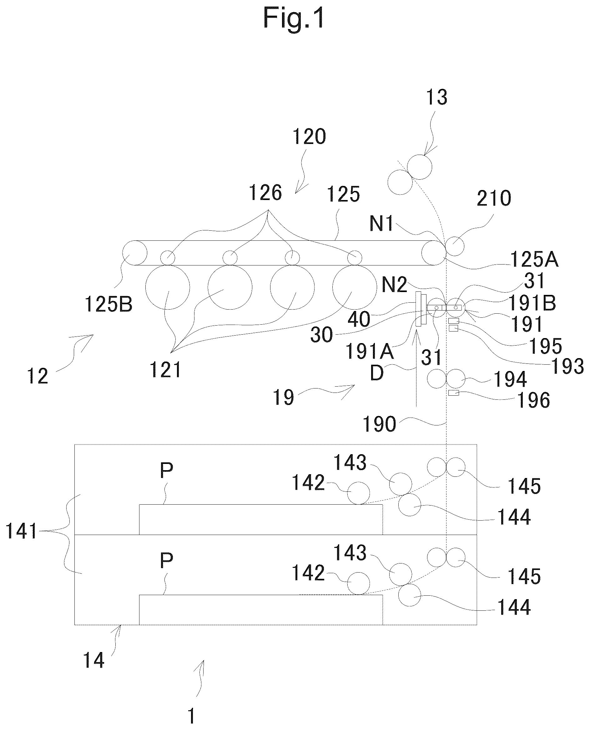 Patent US12541168 Figure 1 – Image forming apparatus