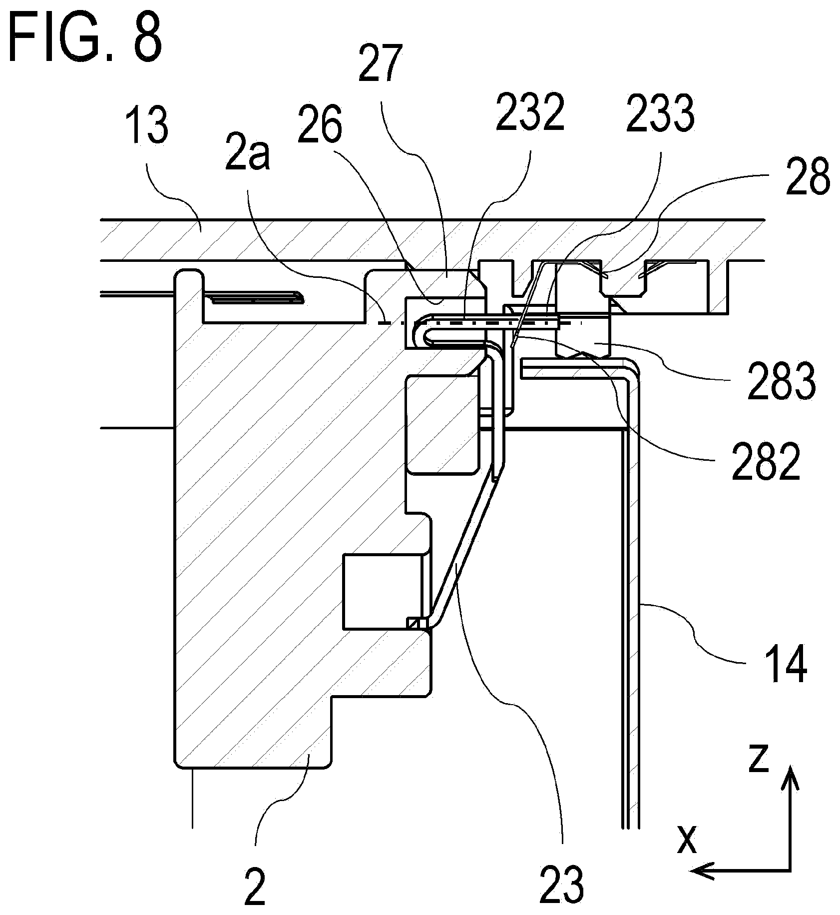 Patent US12541169 Figure 8 – Image forming apparatus