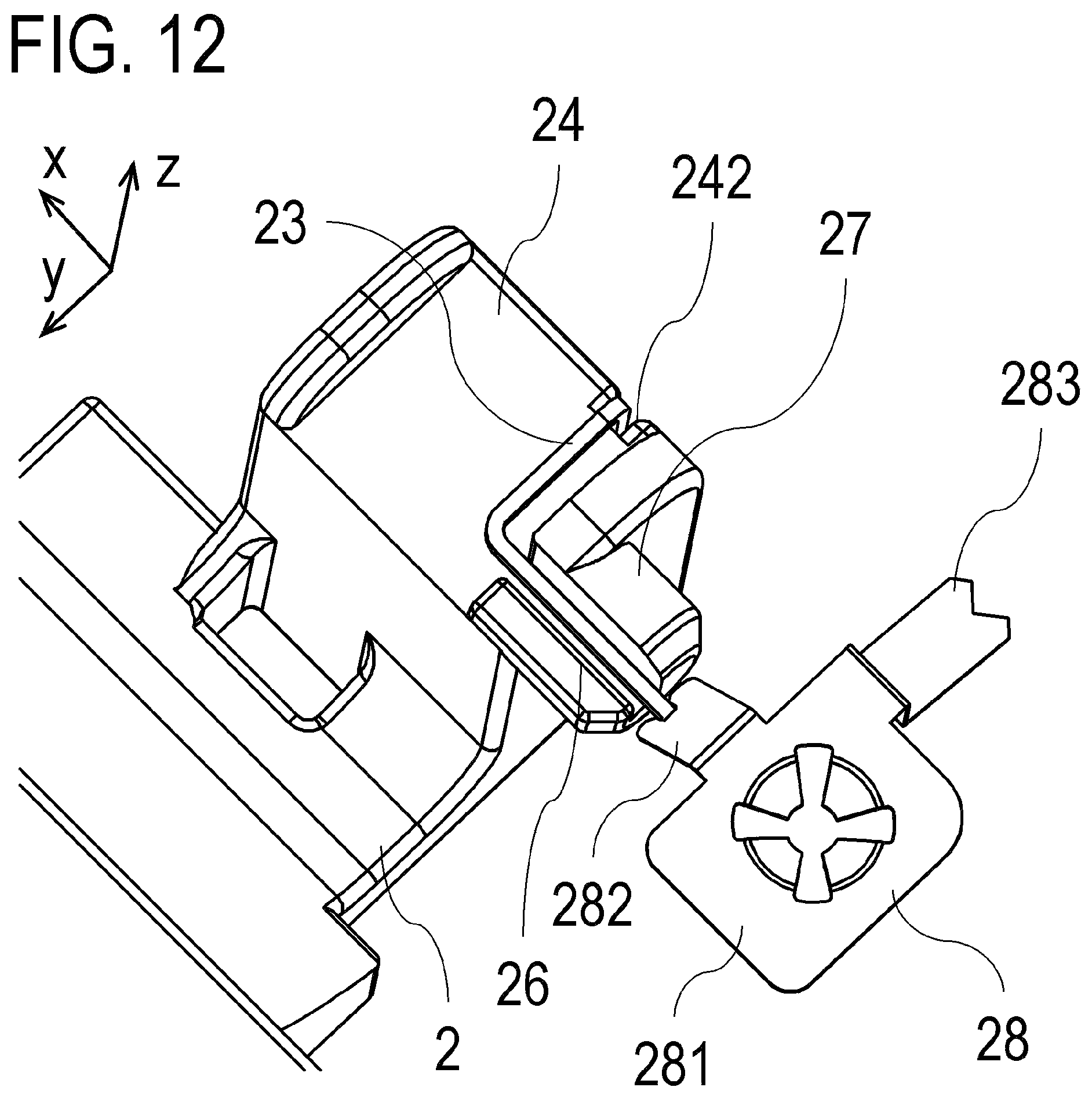 Patent US12541169 Figure 12 – Image forming apparatus