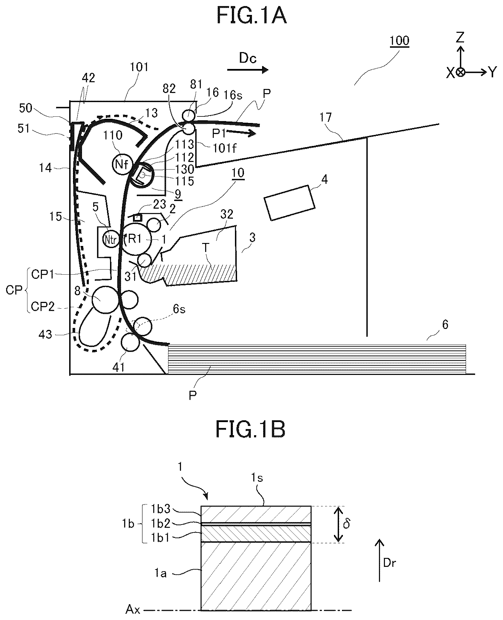 Patent US12541173 — Image forming apparatus having a filter to reduce dust — Figure 1