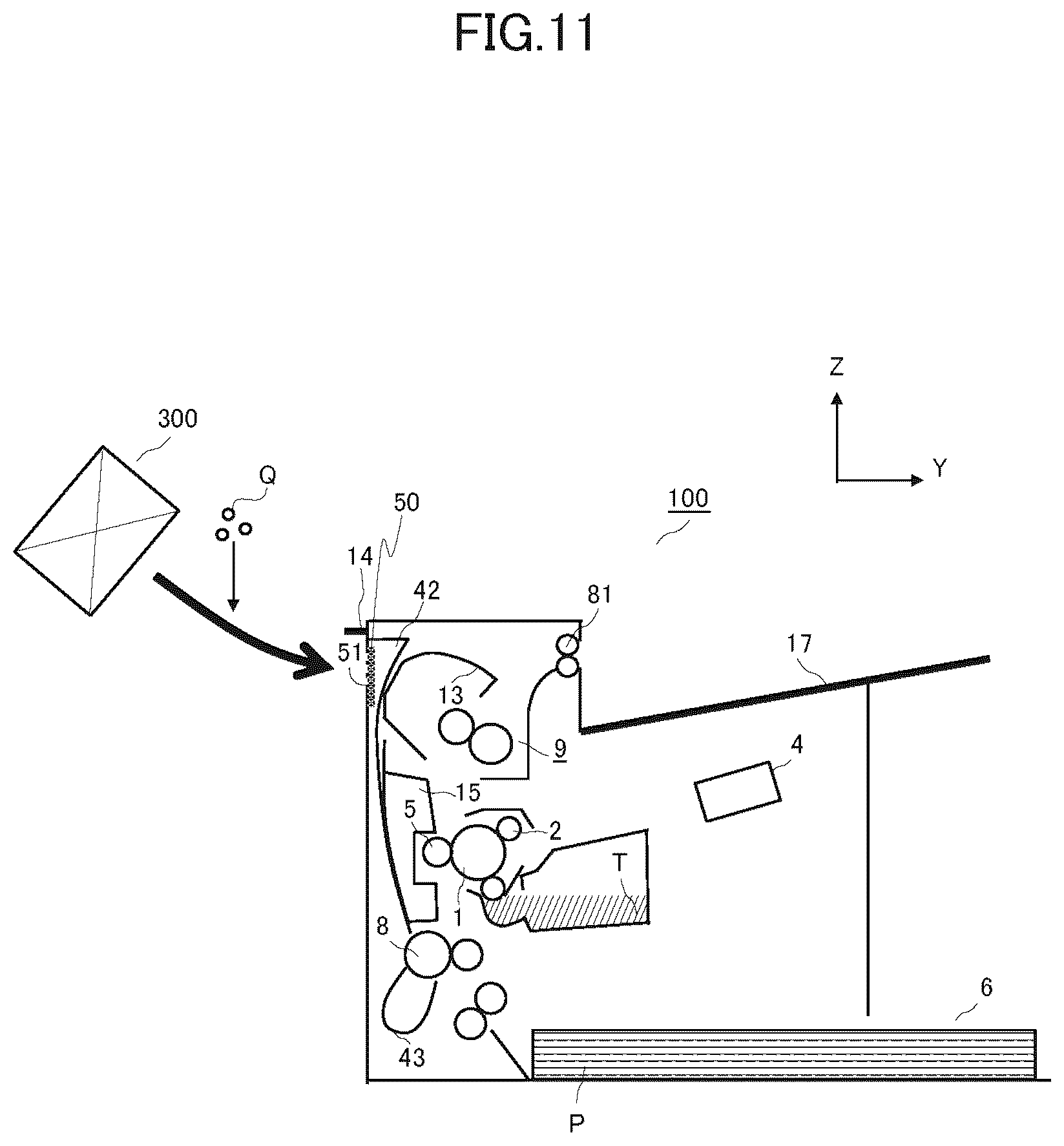 Patent US12541173 Figure 11 – Image forming apparatus having a filter to reduce dust