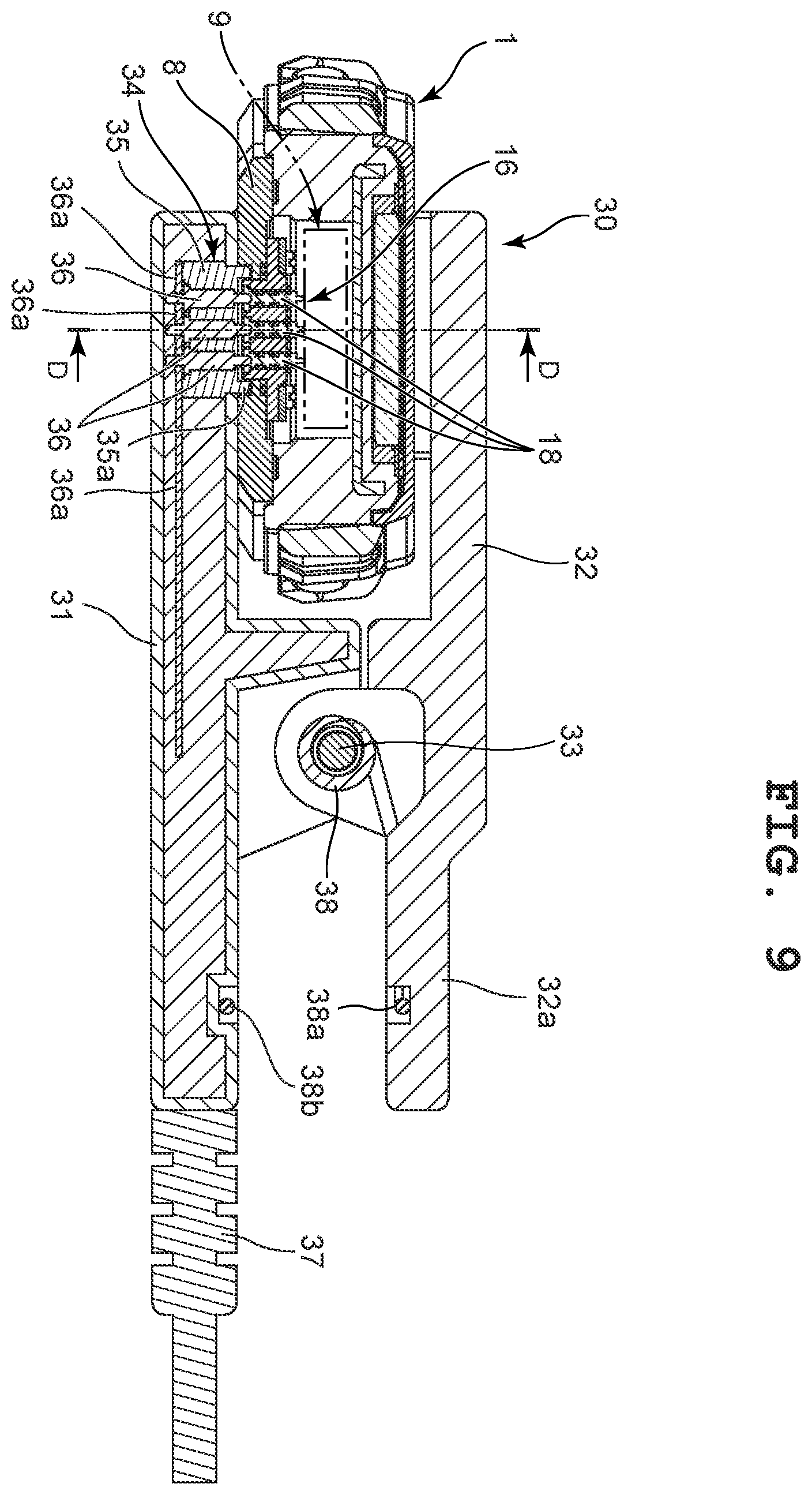 Patent US12541176 Figure 9 – Component mounting member, case and timepiece
