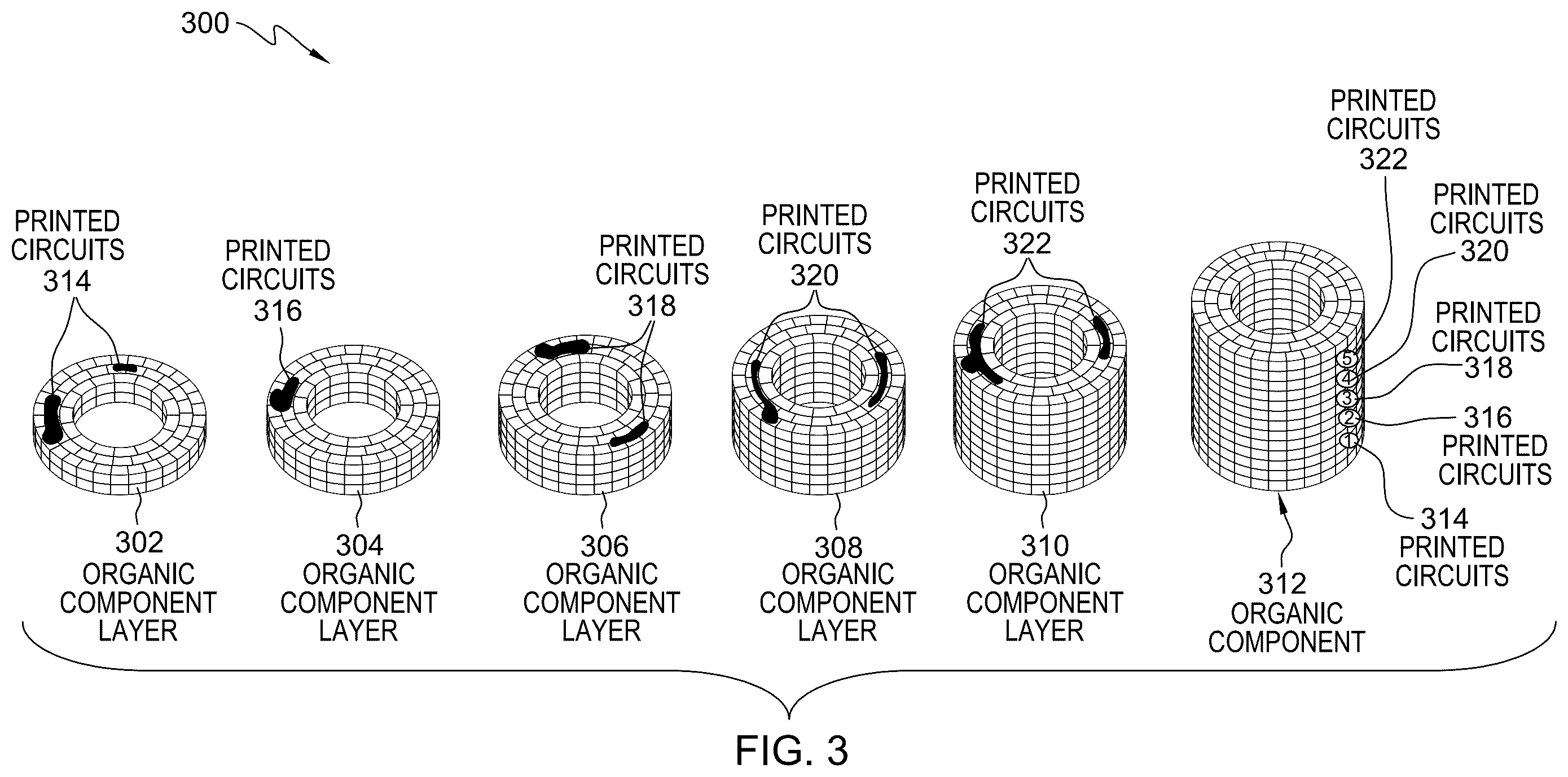 Patent US12541180 Figure 3 – Movement sequence analysis utilizing printed circuits