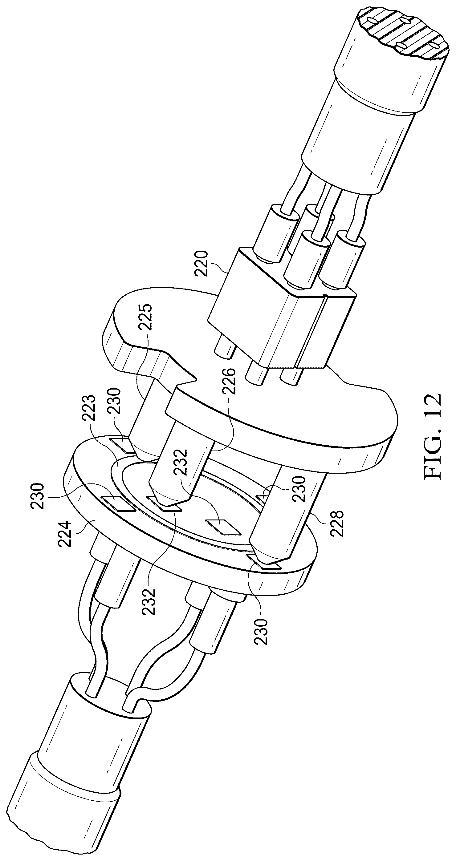 Patent US12541224 Figure 16 – Display stand supporting plural display assemblies with position detection on the display stand