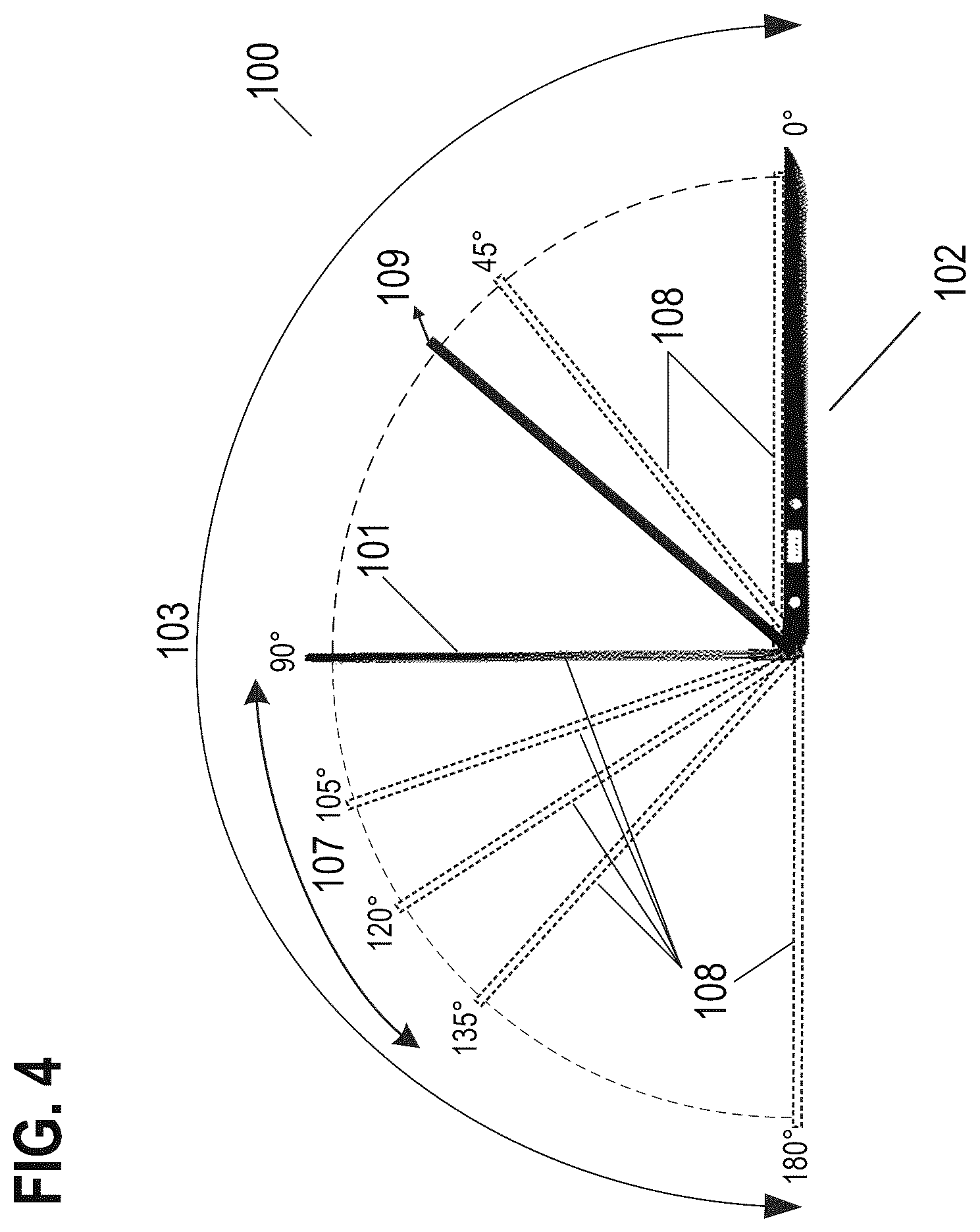 Patent US12541232 Figure 4 – Mobile communication device