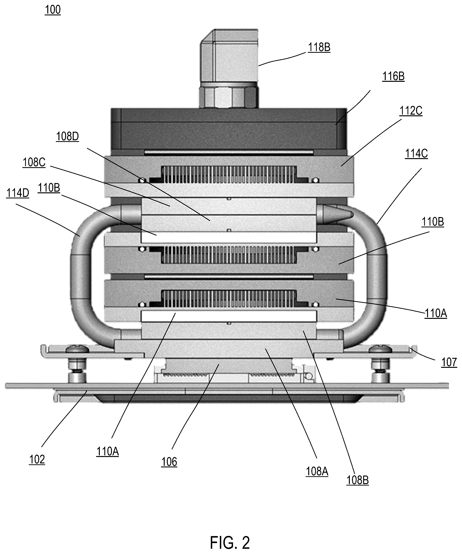 Patent US12541234 Figure 2 – Cooling device aware processor