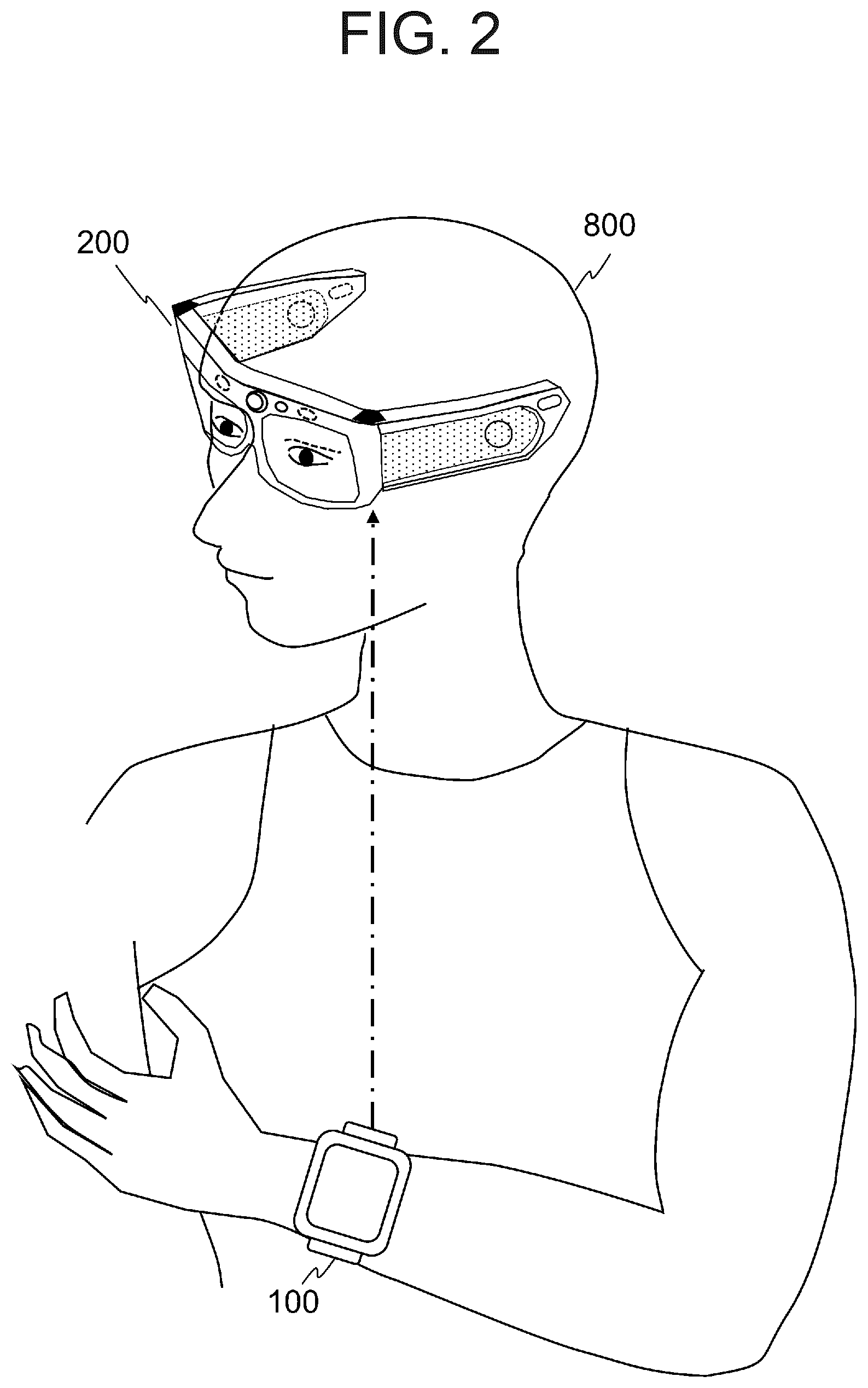 Patent US12541246 Figure 2 – Information processing device and information processing system