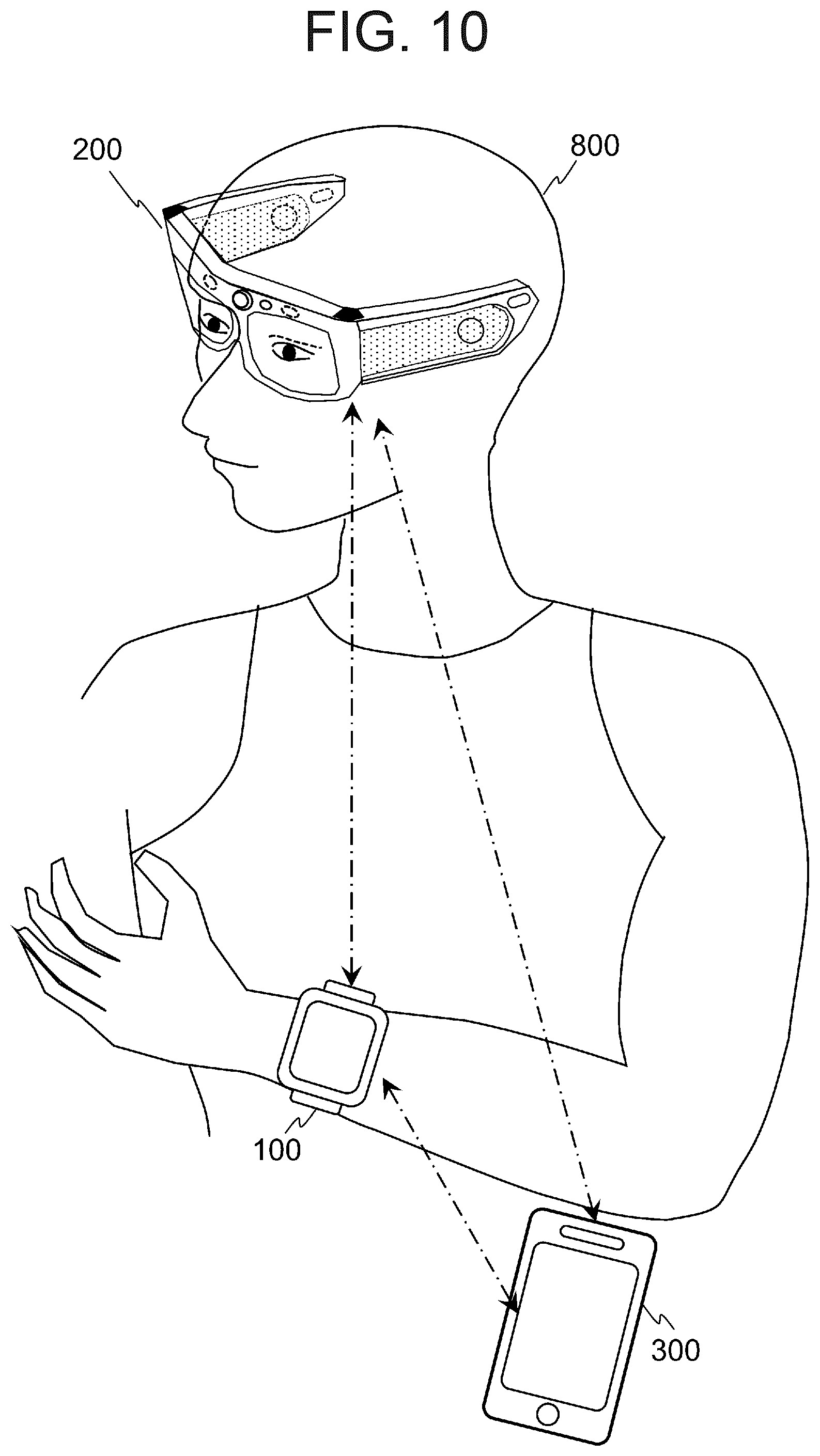 Patent US12541246 Figure 10 – Information processing device and information processing system