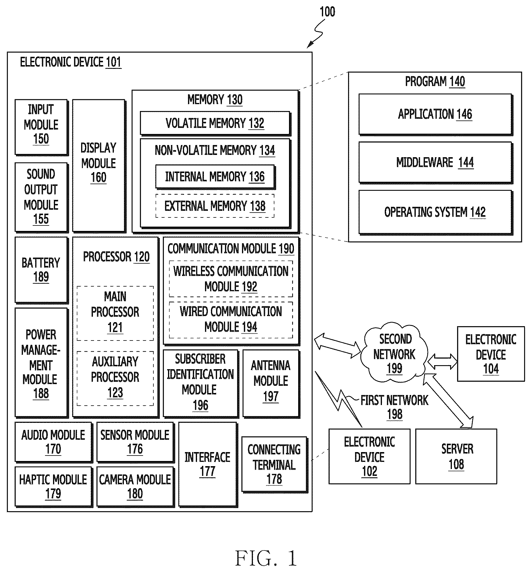 Patent US12541251 Figure 1 – Wearable device and method for identifying location of target object