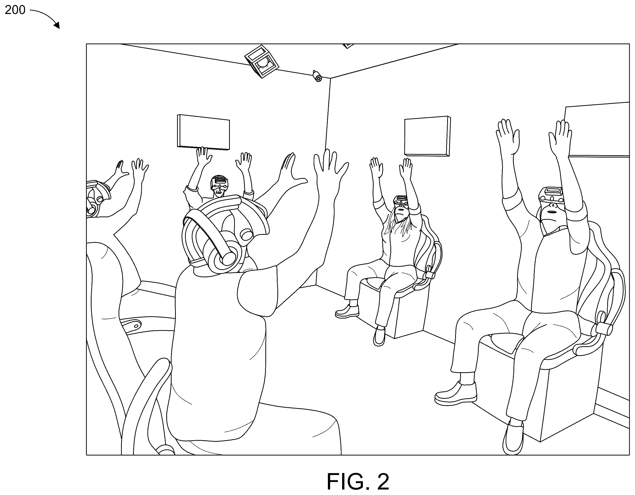 Patent US12541256 Figure 3 – Systems and methods for physical proximity and/or gesture-based chaining of VR experiences