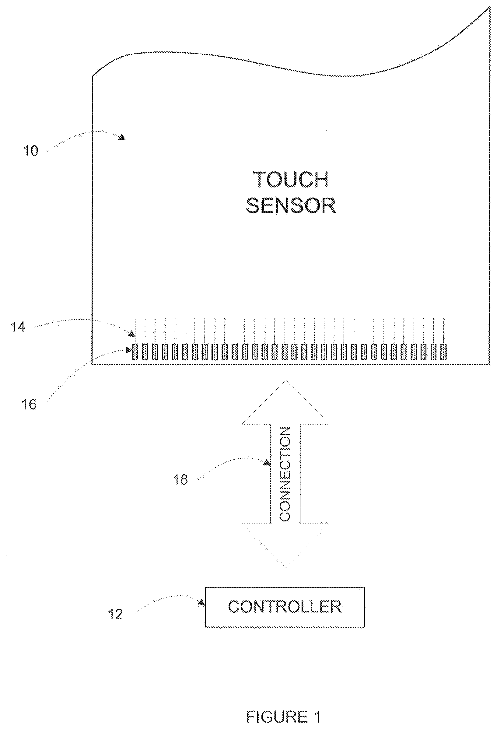 Patent US12541257 Figure 1 – Timing synchronization of active stylus and touch sensor