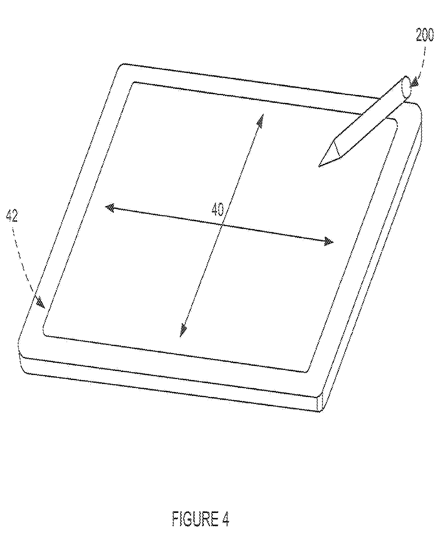 Patent US12541257 Figure 4 – Timing synchronization of active stylus and touch sensor