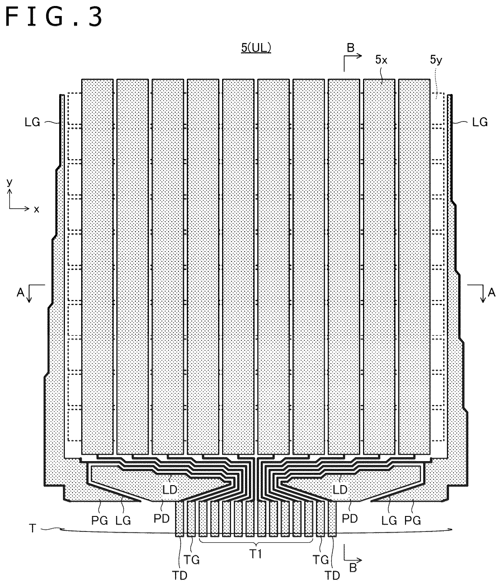 Patent US12541258 Figure 3 – Sensor for detecting pen signal transmitted from pen