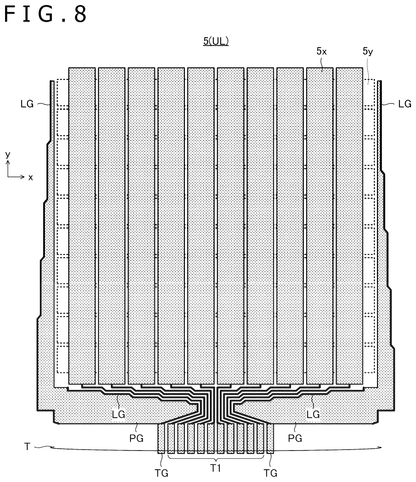 Patent US12541258 Figure 8 – Sensor for detecting pen signal transmitted from pen