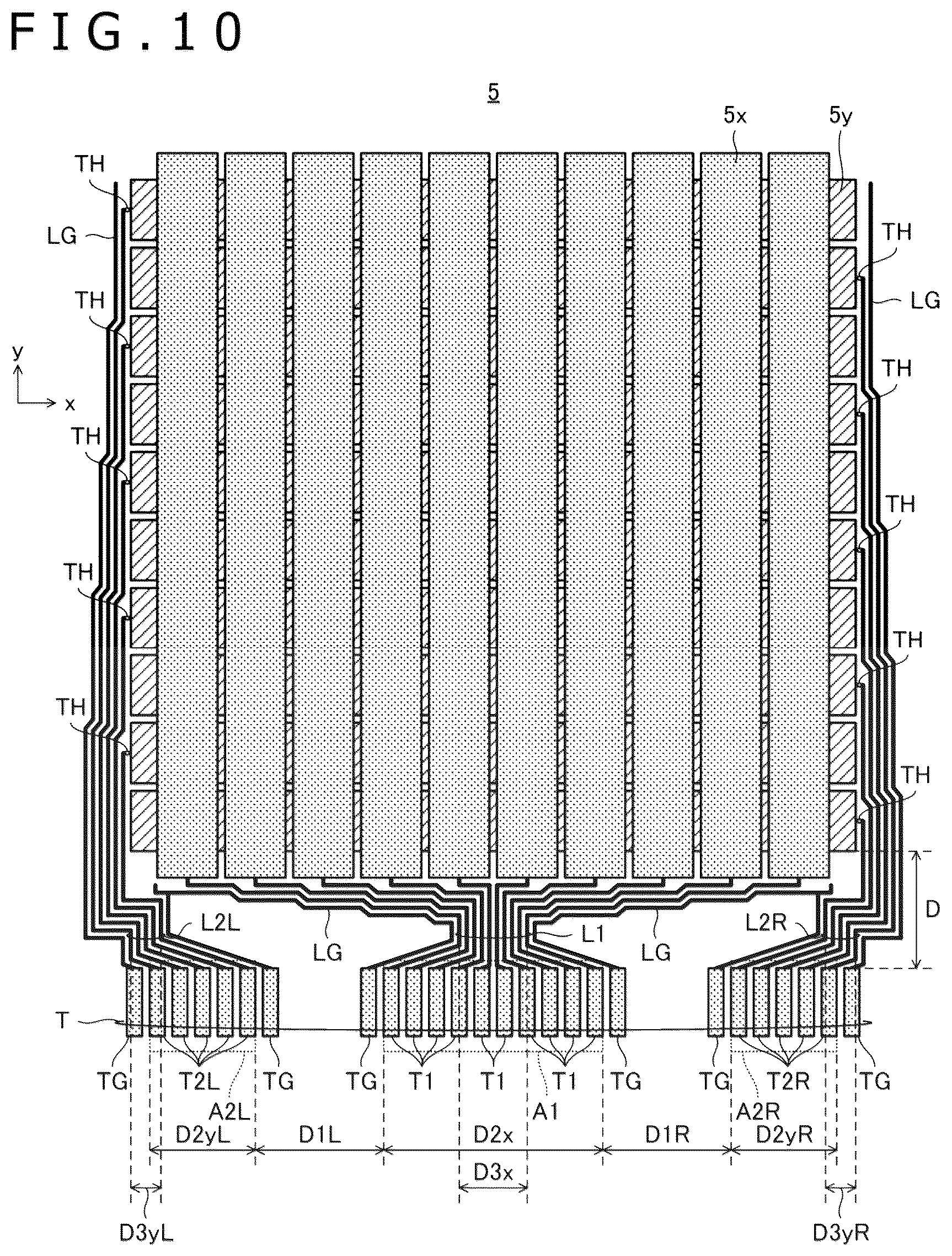 Patent US12541258 Figure 10 – Sensor for detecting pen signal transmitted from pen