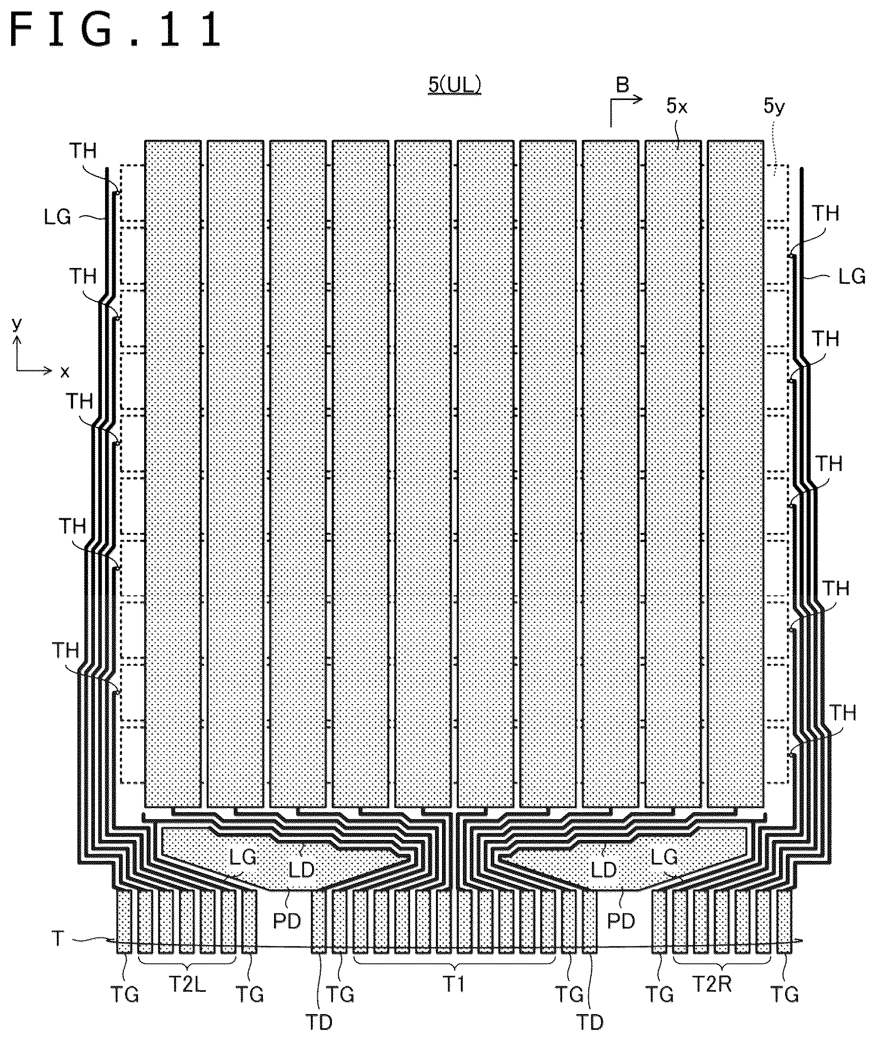 Patent US12541258 Figure 11 – Sensor for detecting pen signal transmitted from pen