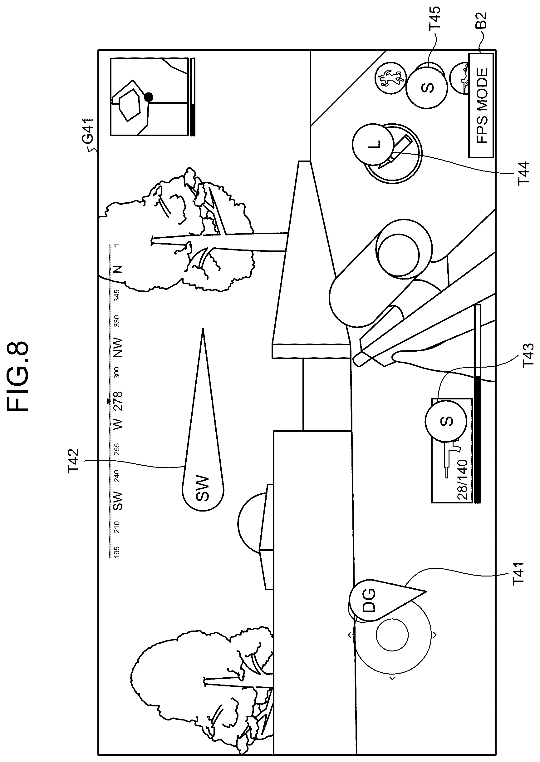 Patent US12541264 Figure 8 – Information processing apparatus, and information processing method