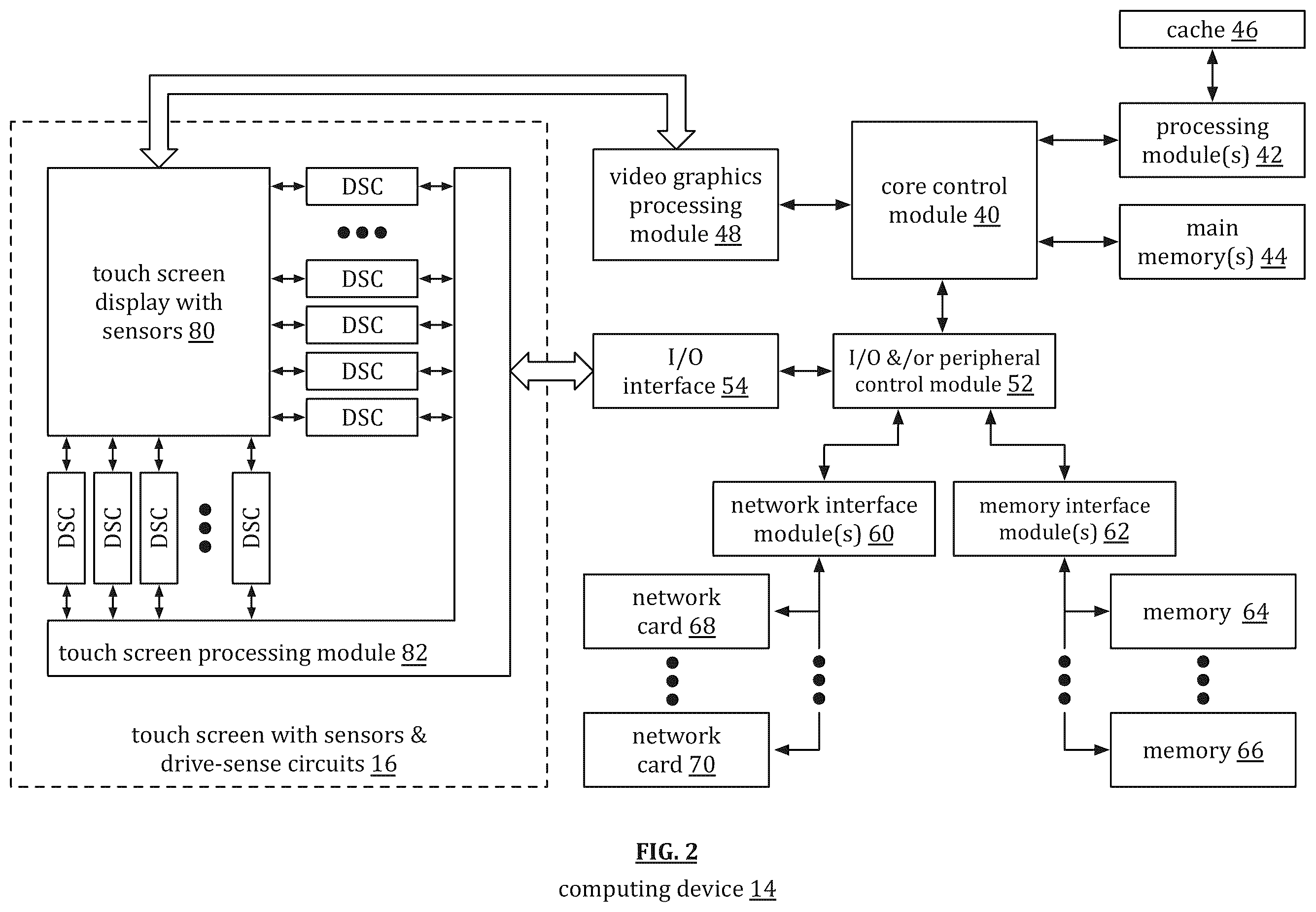 Patent US12541267 Figure 2 – Touch sensor noise prediction and cancellation