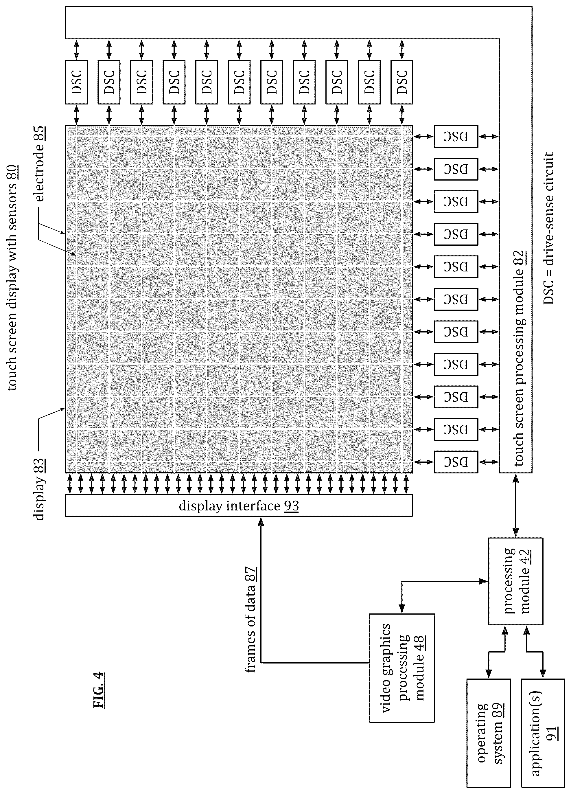 Patent US12541267 Figure 4 – Touch sensor noise prediction and cancellation