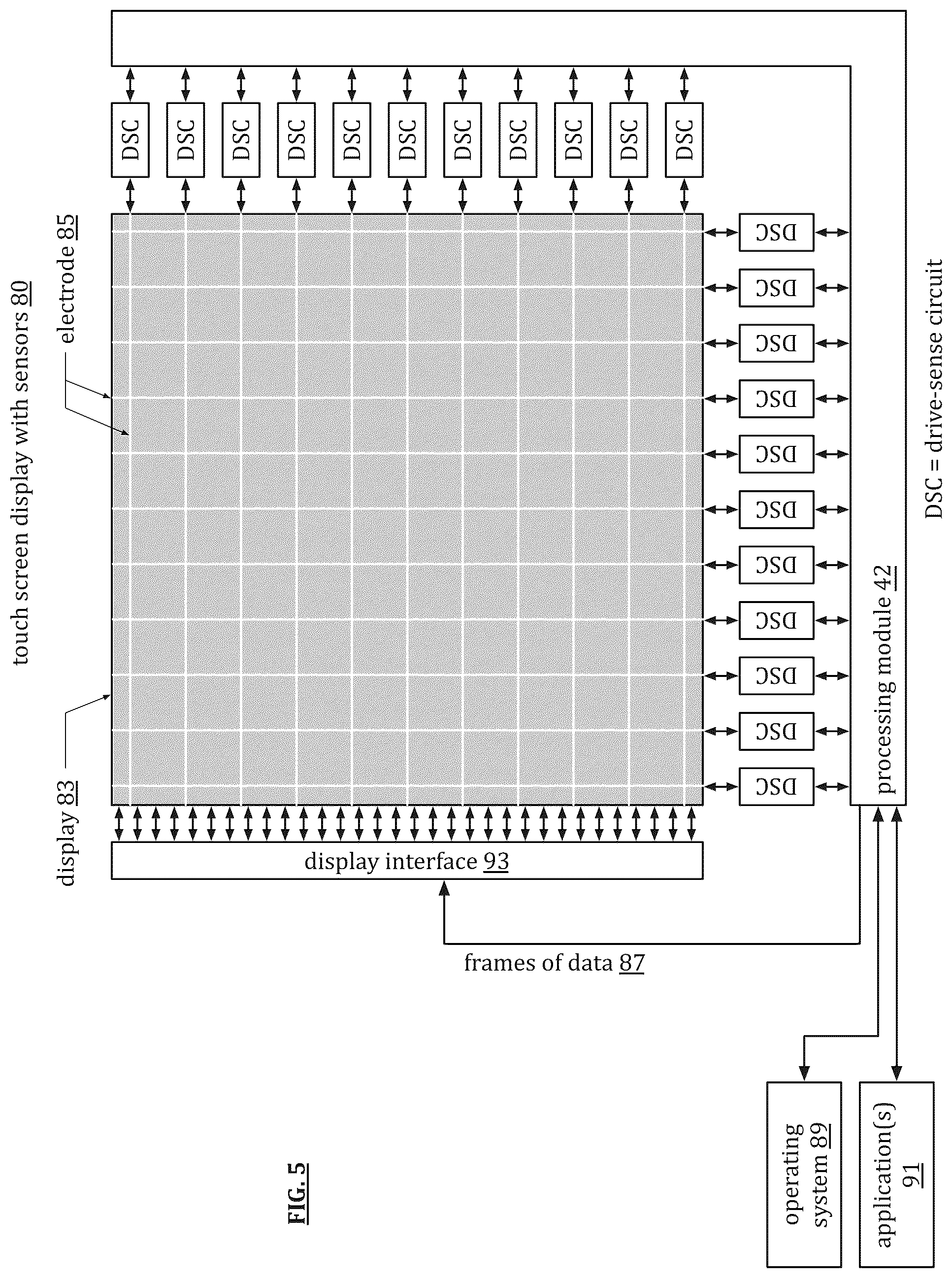 Patent US12541267 Figure 5 – Touch sensor noise prediction and cancellation