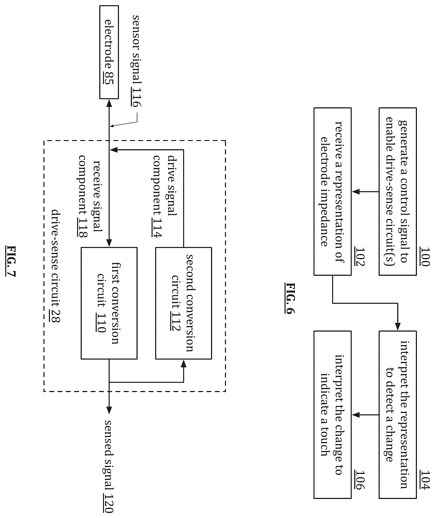 Patent US12541267 Figure 6 – Touch sensor noise prediction and cancellation
