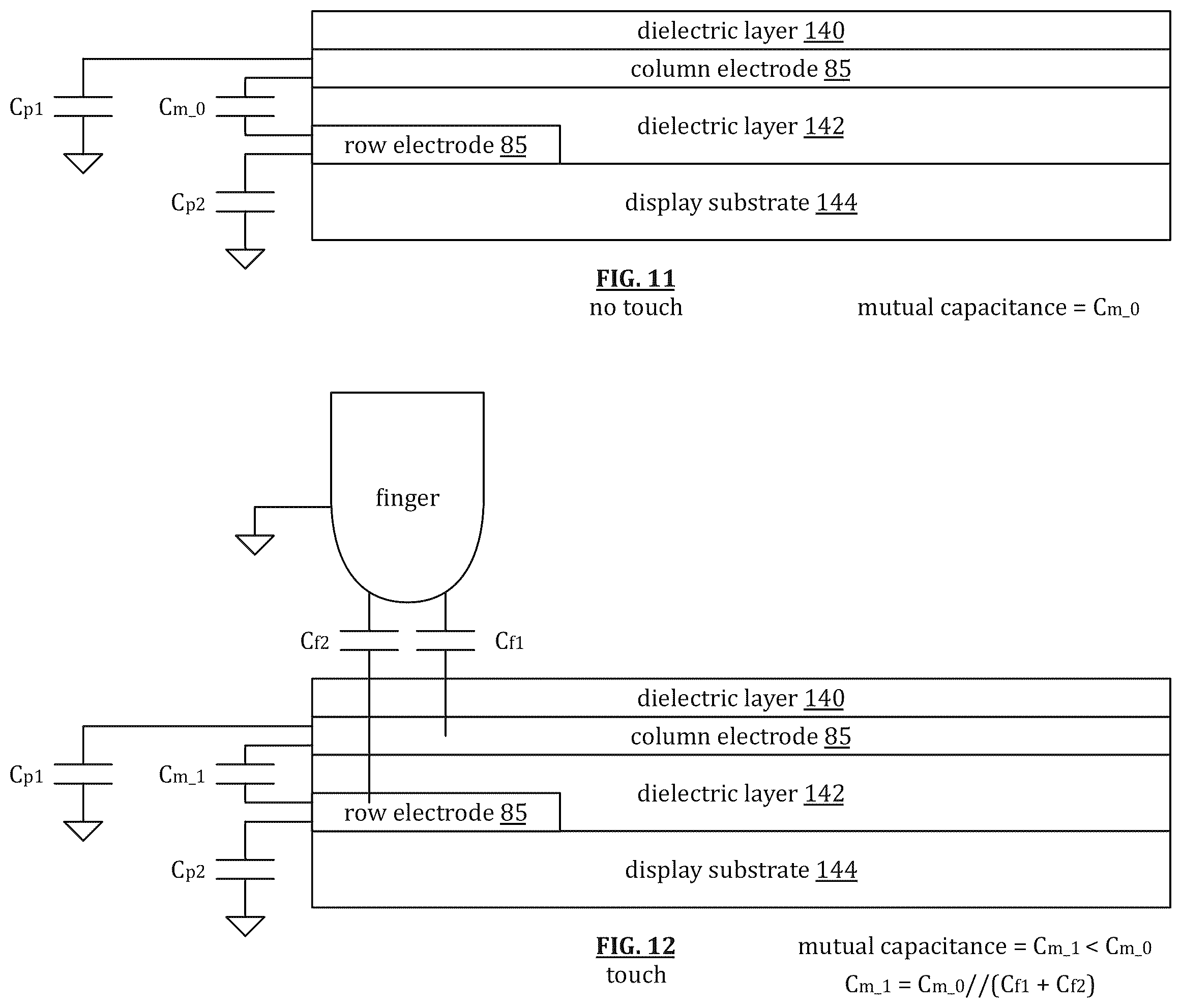 Patent US12541267 Figure 19 – Touch sensor noise prediction and cancellation