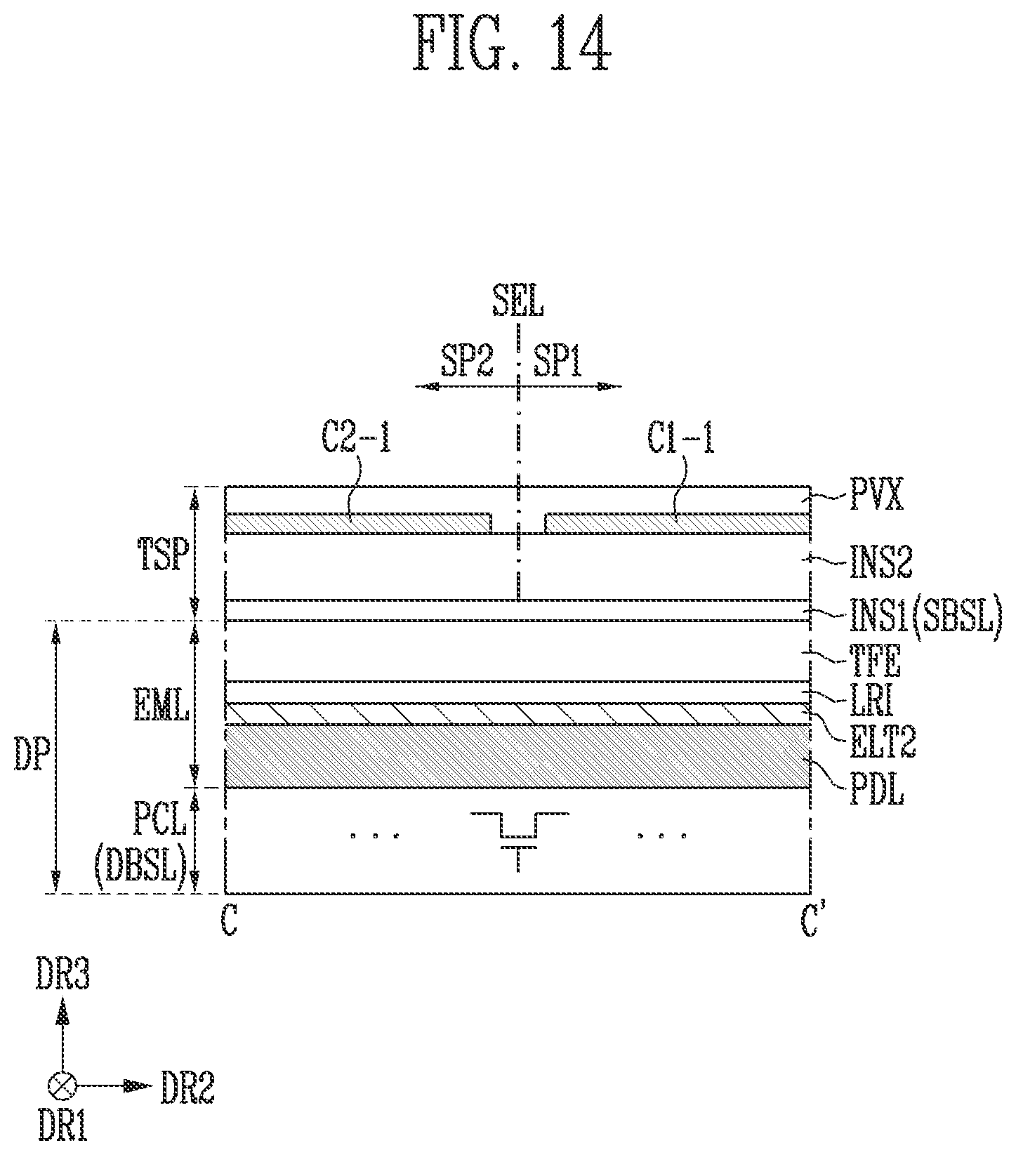 Patent US12541270 Figure 12 – Display device comprising touch sensor