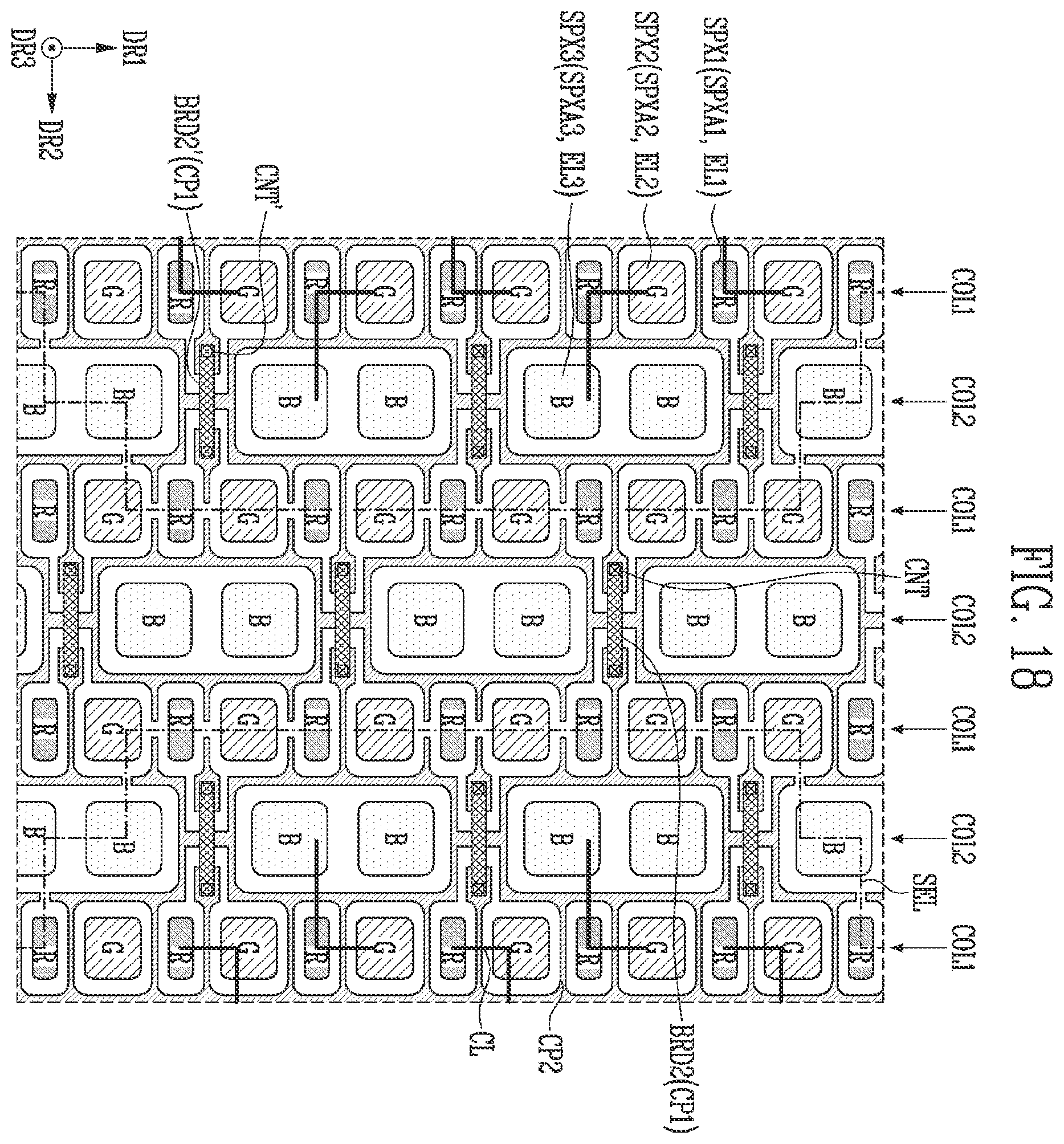 Patent US12541270 Figure 16 – Display device comprising touch sensor