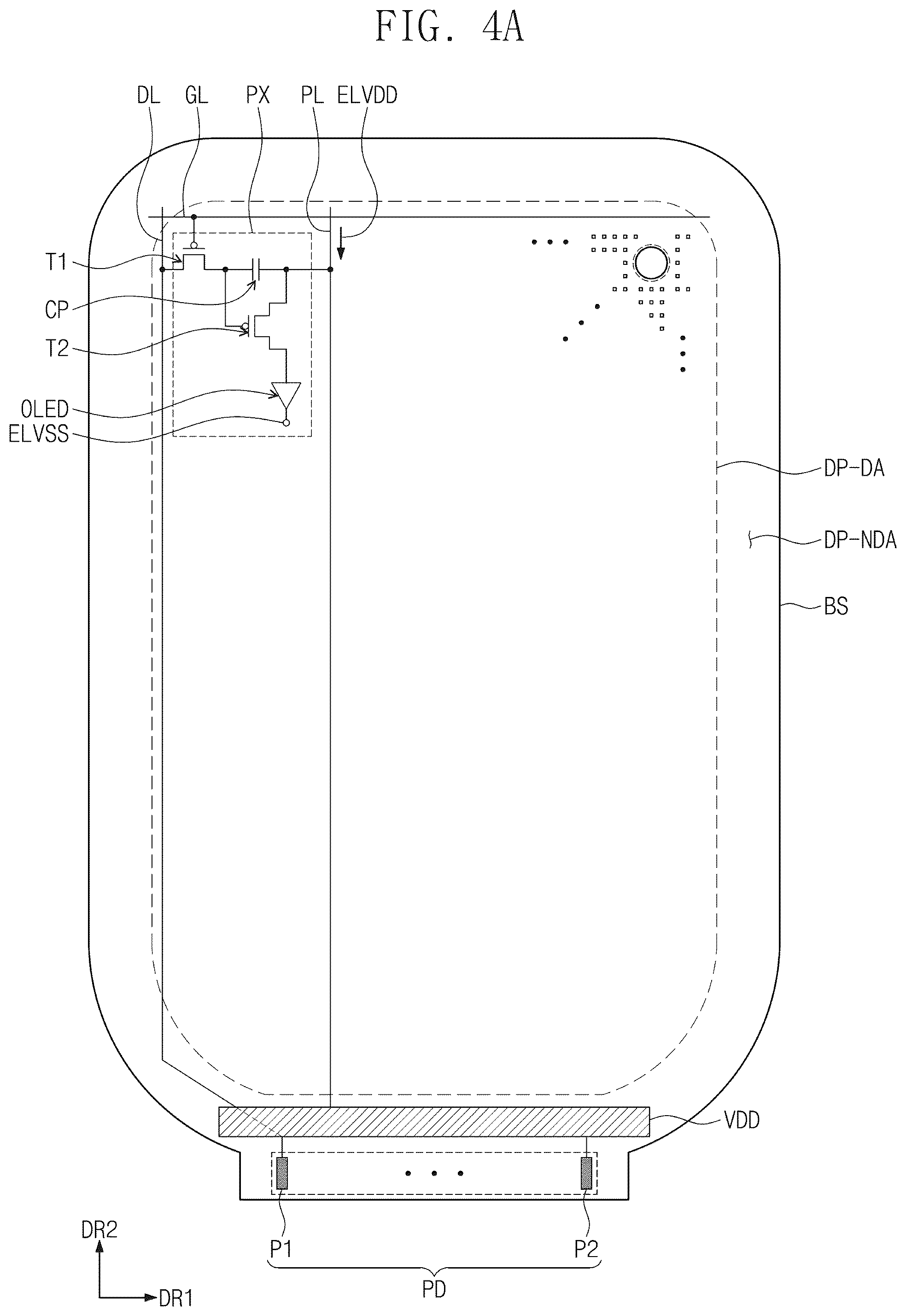 Patent US12541272 Figure 4 – Input sensing unit and display device having the same