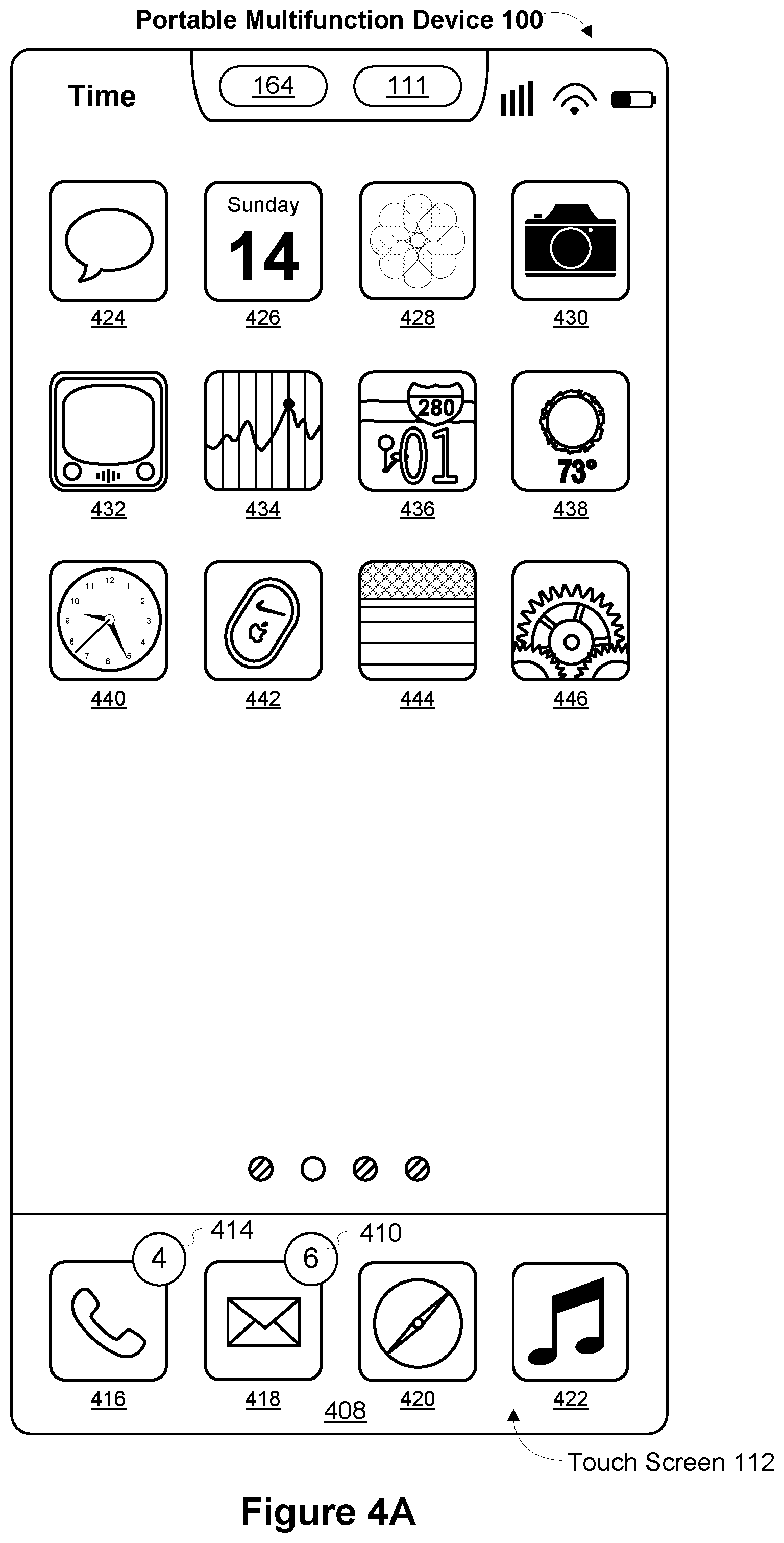 Patent US12541277 Figure 6 – Systems and methods for interacting with multiple applications on an electronic device